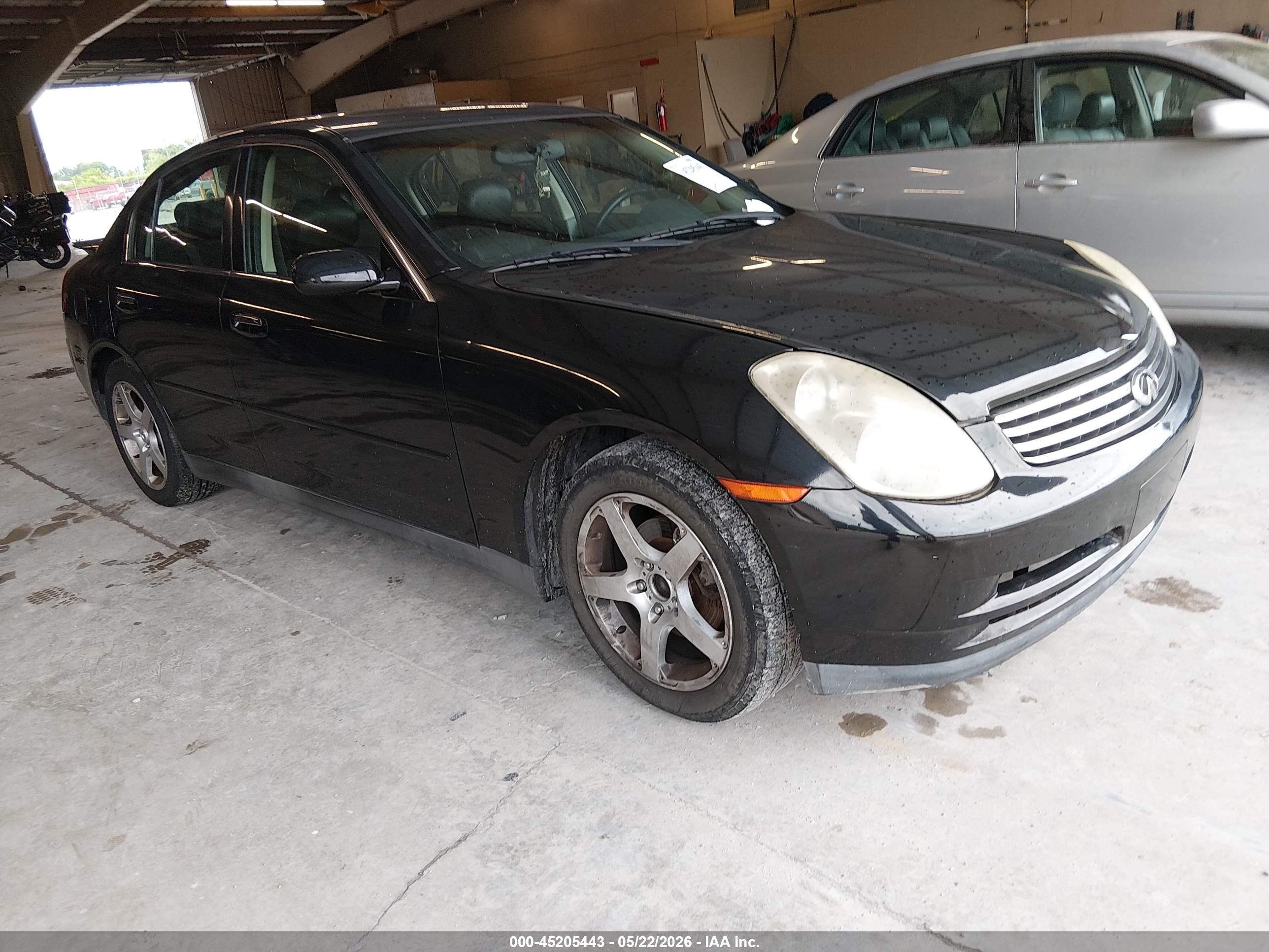 2003 Infiniti G35 Luxury Leather Black vin: JNKCV51E23M322379
