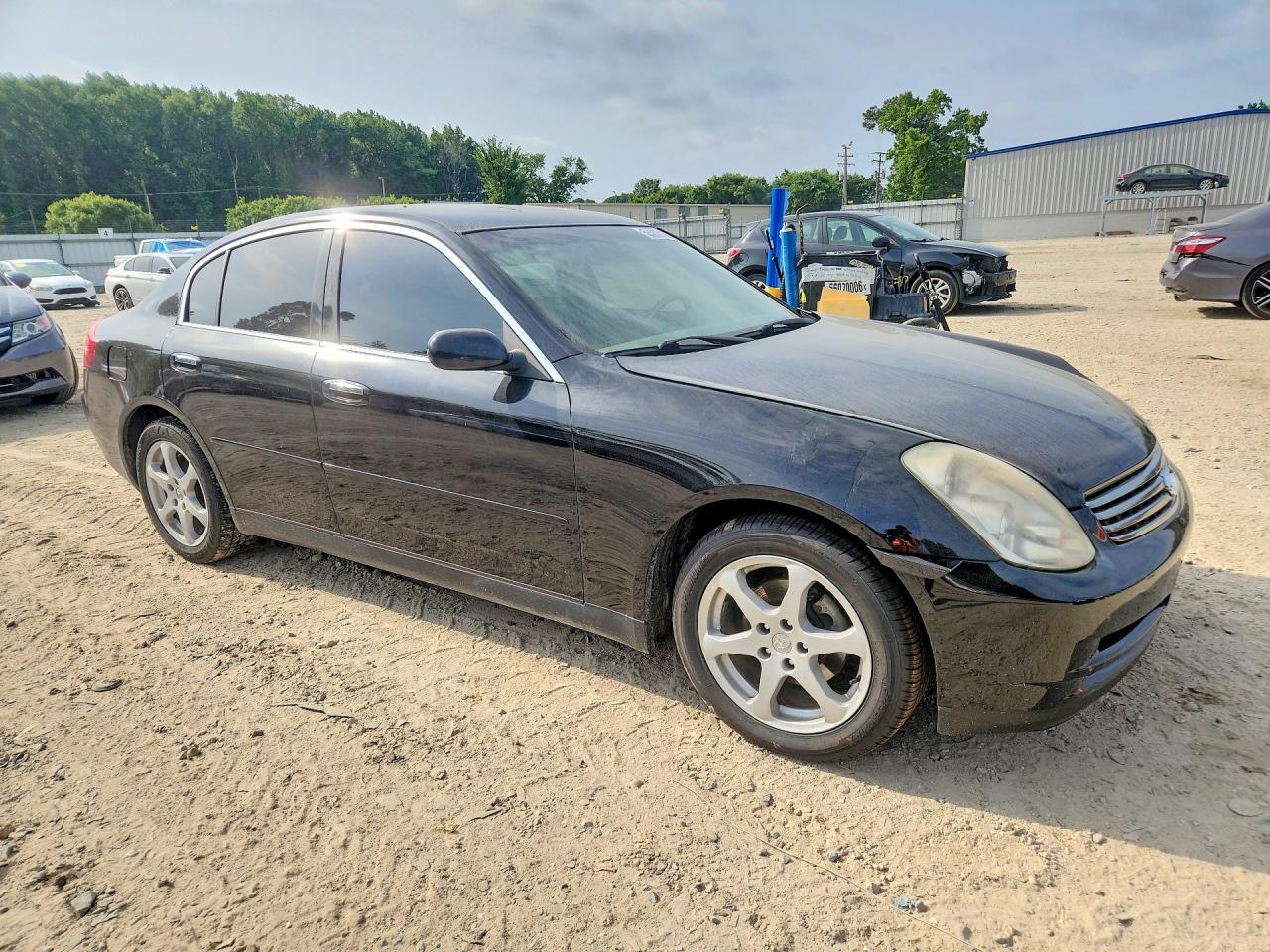2003 Infiniti G35 Base Black vin: JNKCV51E23M324438