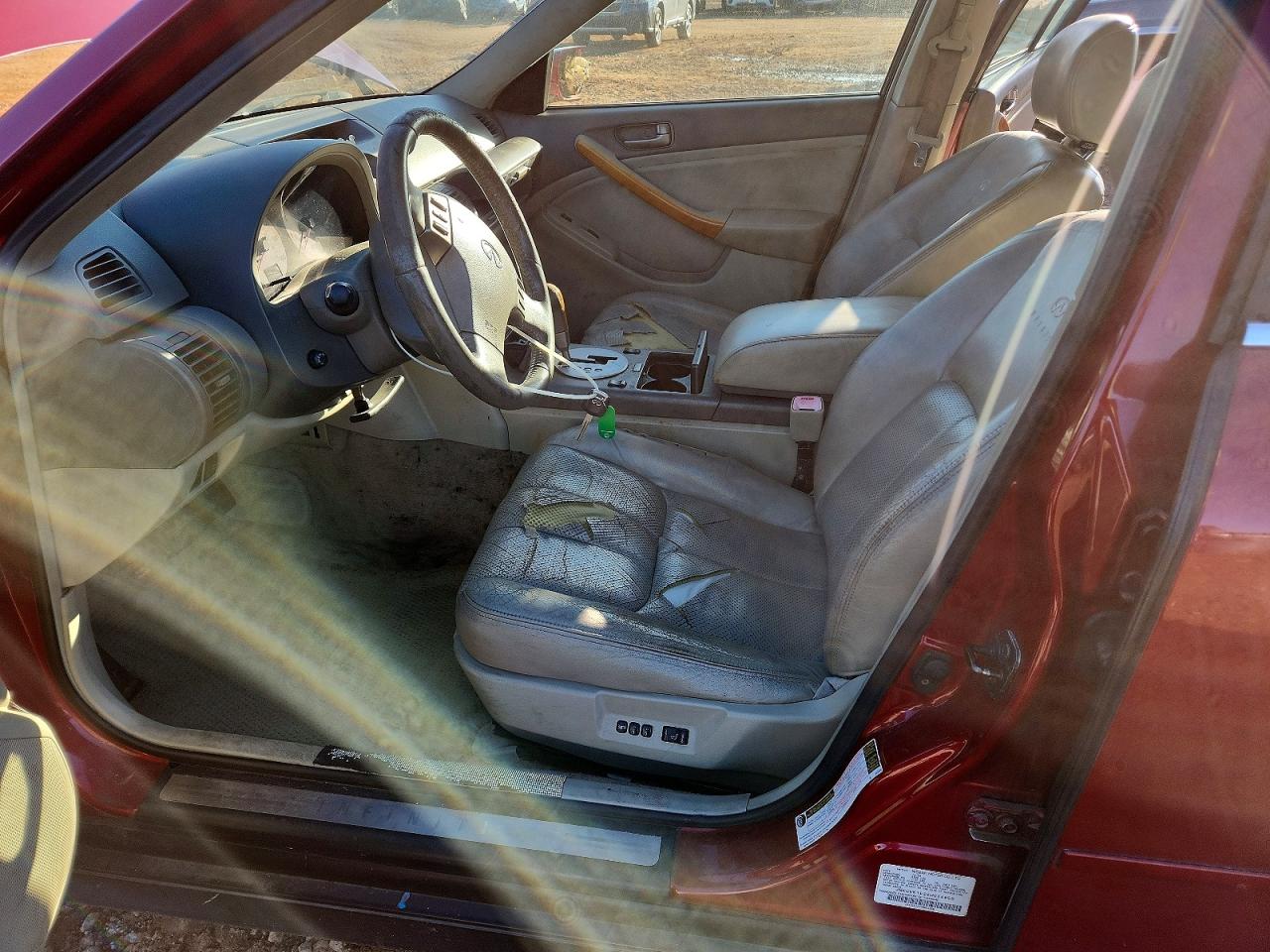 2004 Infiniti G35 Base Burgundy vin: JNKCV51E24M604958