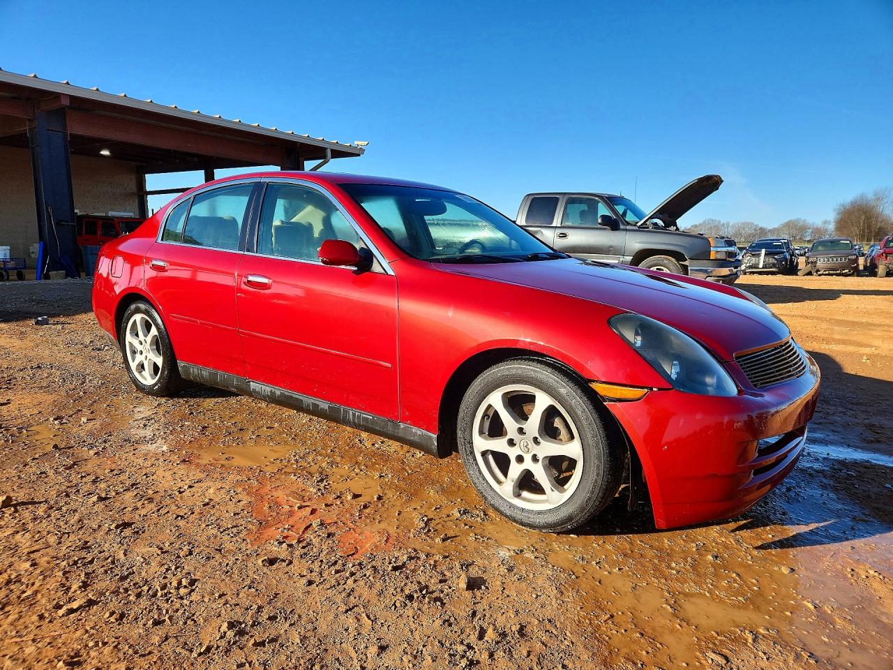 2004 Infiniti G35 Base Burgundy vin: JNKCV51E24M604958