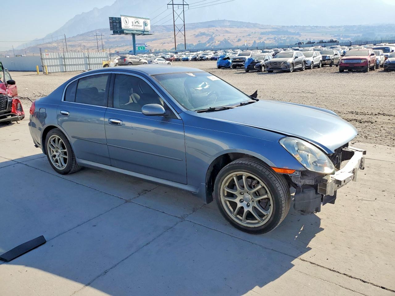 2006 Infiniti G35 Base Blue vin: JNKCV51E26M515605
