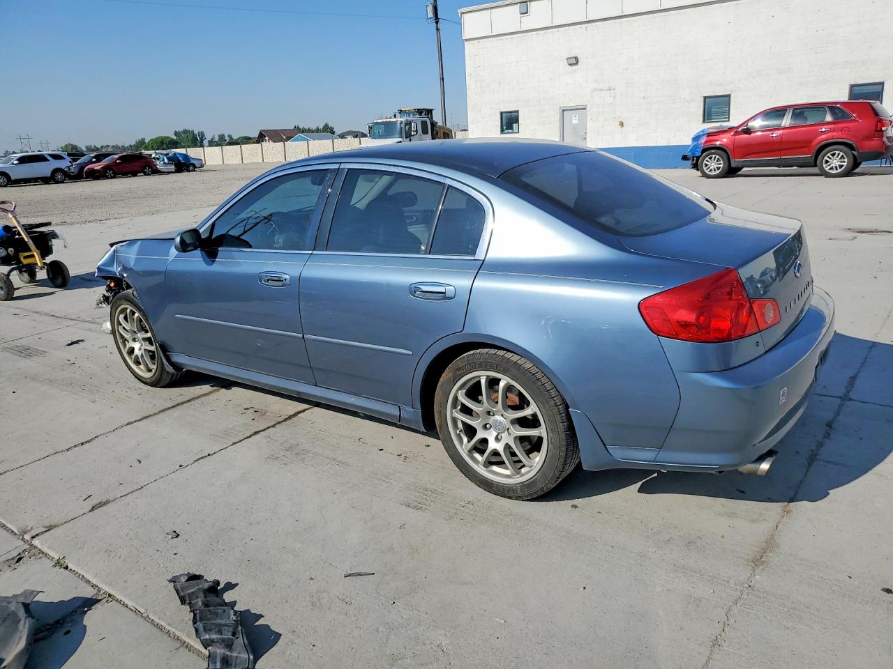2006 Infiniti G35 Base Blue vin: JNKCV51E26M515605
