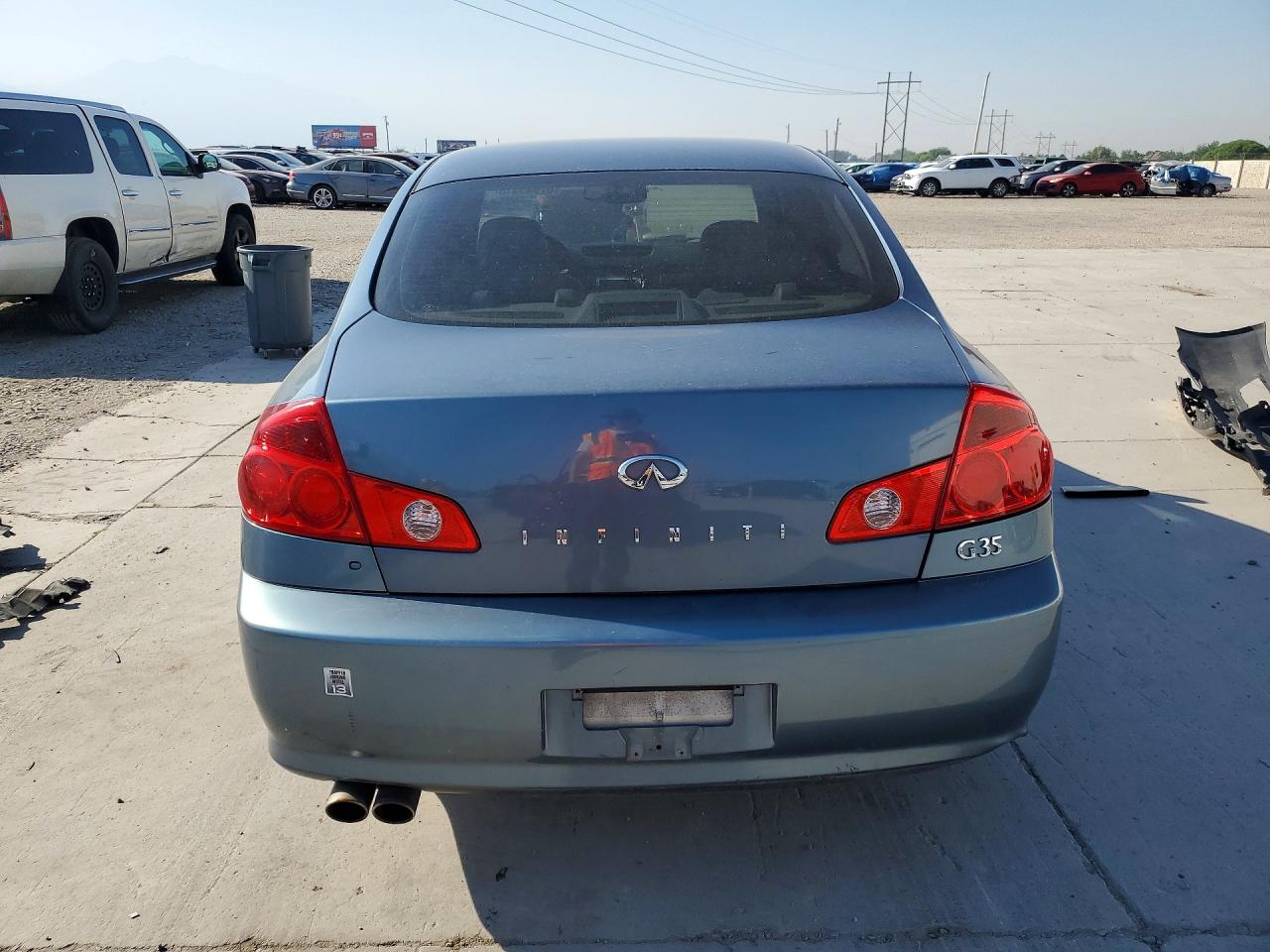 2006 Infiniti G35 Base Blue vin: JNKCV51E26M515605