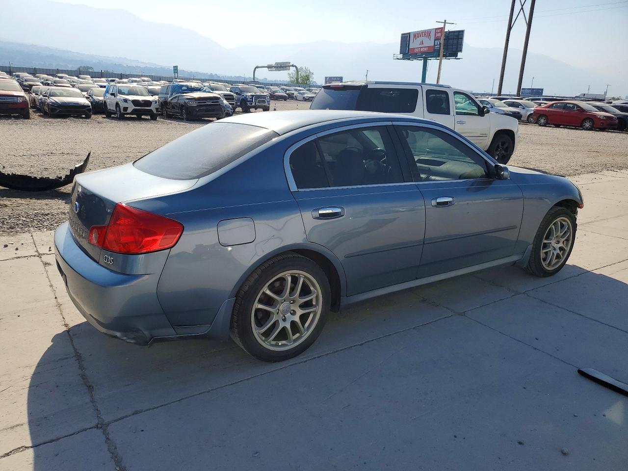 2006 Infiniti G35 Base Blue vin: JNKCV51E26M515605