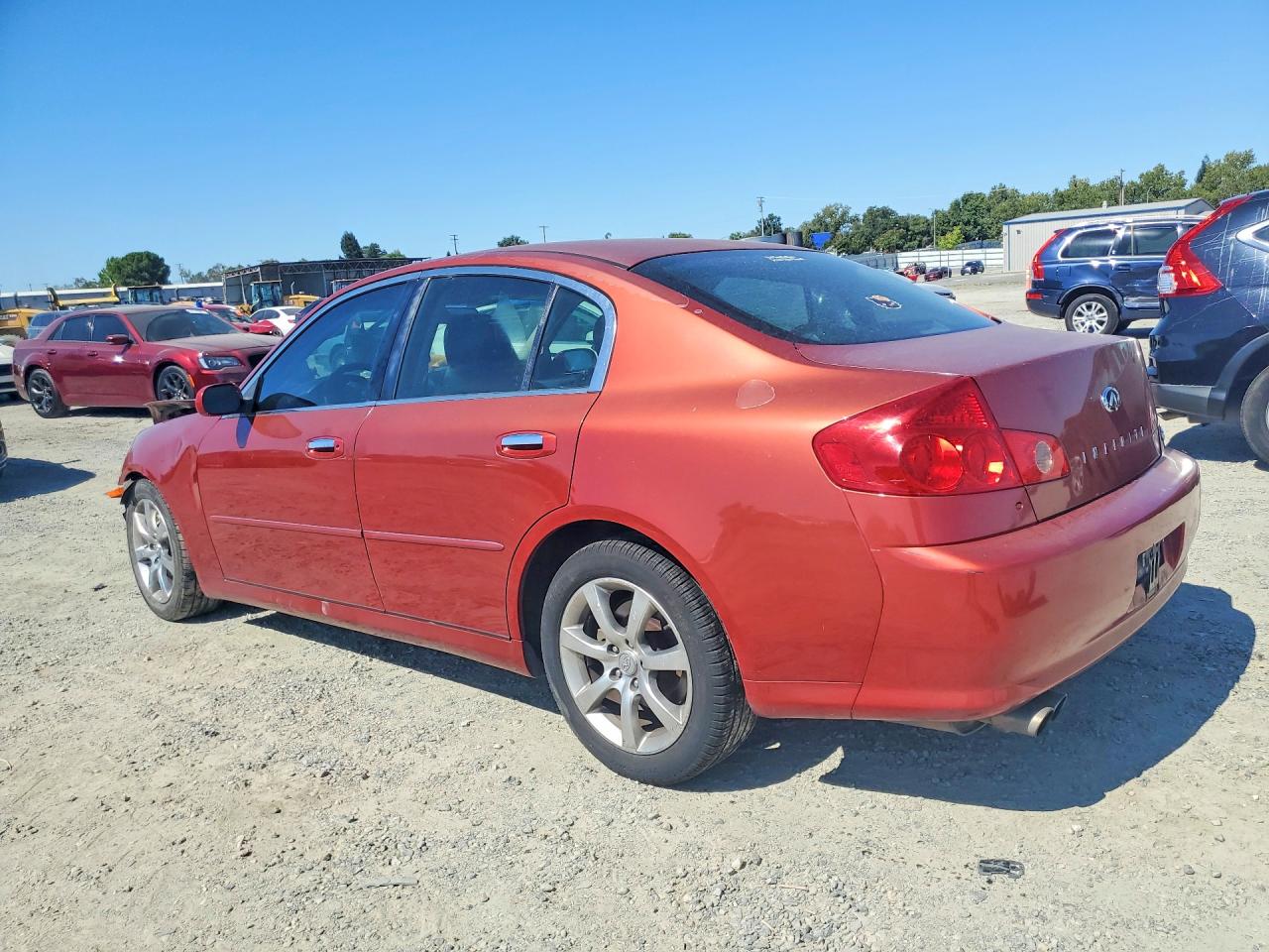 2006 Infiniti G35 Base Red vin: JNKCV51E36M502572