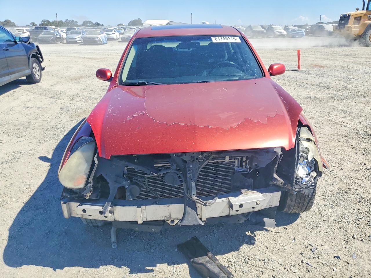 2006 Infiniti G35 Base Red vin: JNKCV51E36M502572