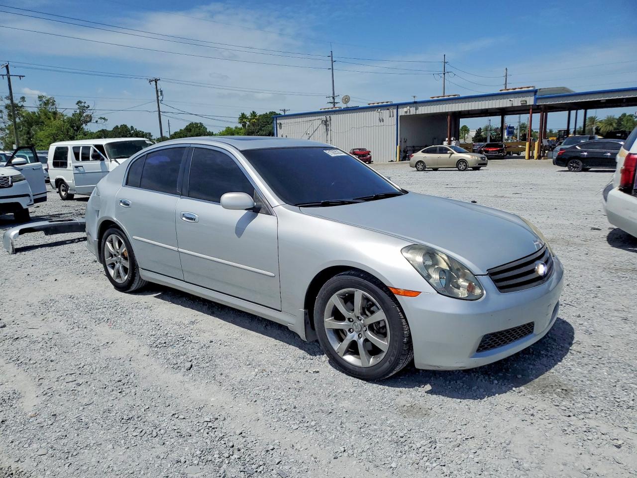 2006 Infiniti G35 Base Silver vin: JNKCV51E36M502779