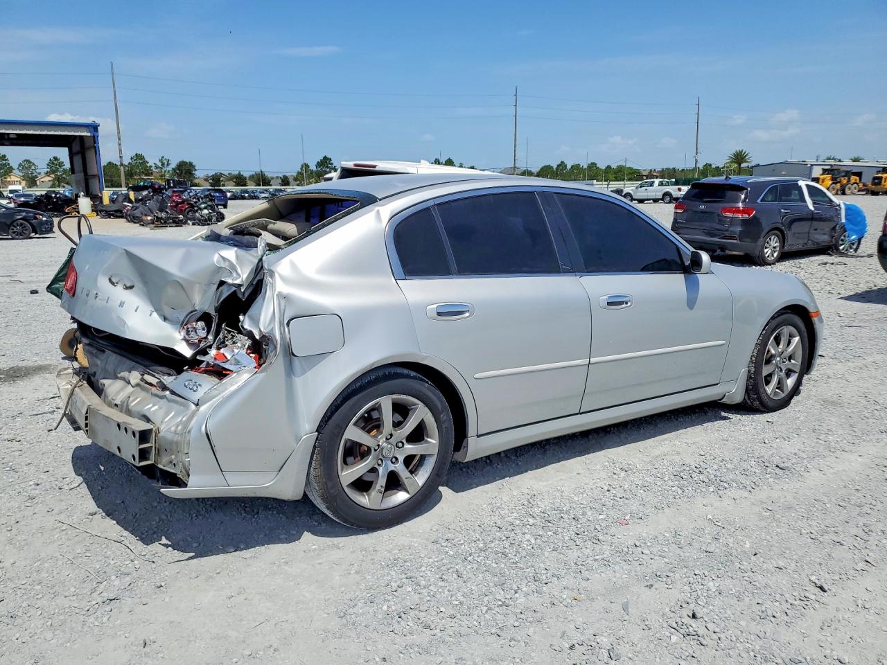 2006 Infiniti G35 Base Silver vin: JNKCV51E36M502779
