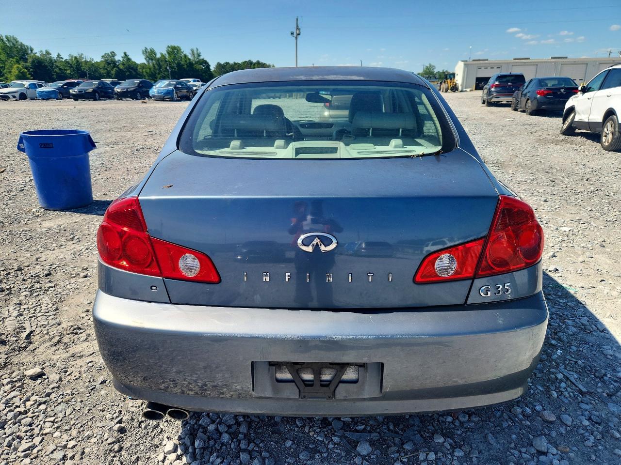 2006 Infiniti G35 Base Blue vin: JNKCV51E36M512812