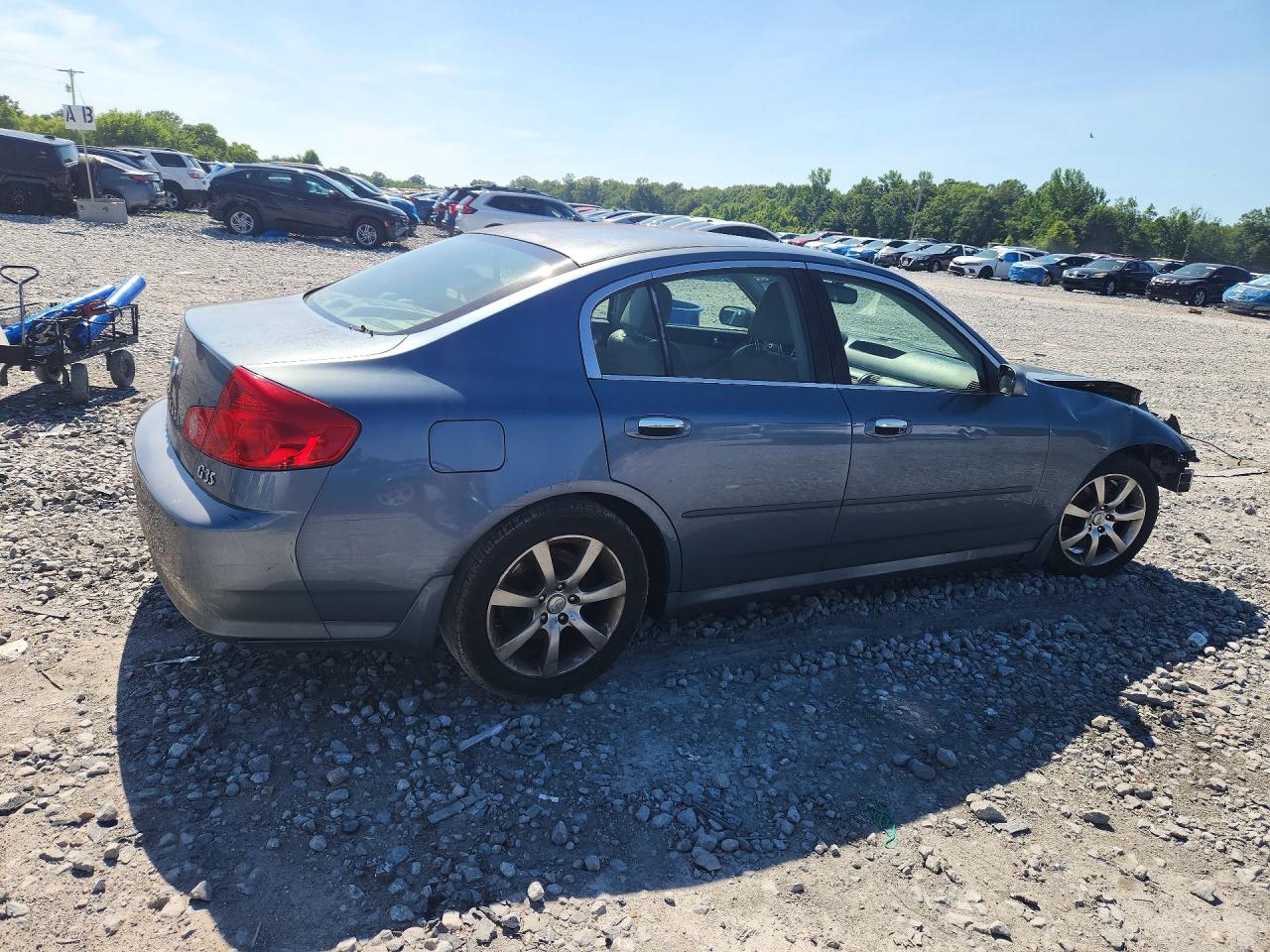 2006 Infiniti G35 Base Blue vin: JNKCV51E36M512812