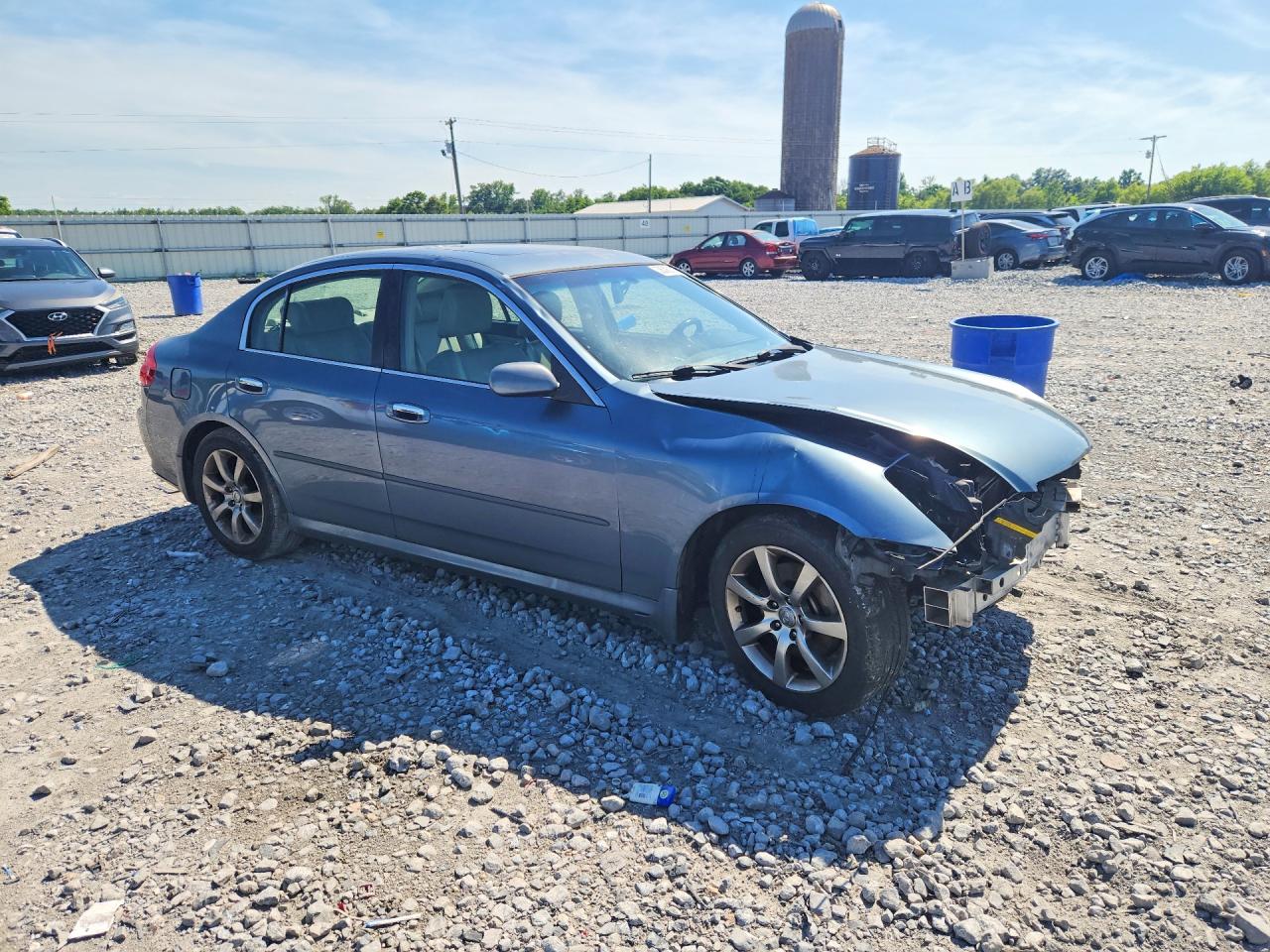 2006 Infiniti G35 Base Blue vin: JNKCV51E36M512812
