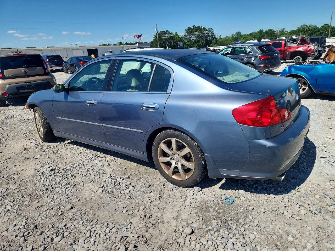 2006 Infiniti G35 Base Blue vin: JNKCV51E36M512812