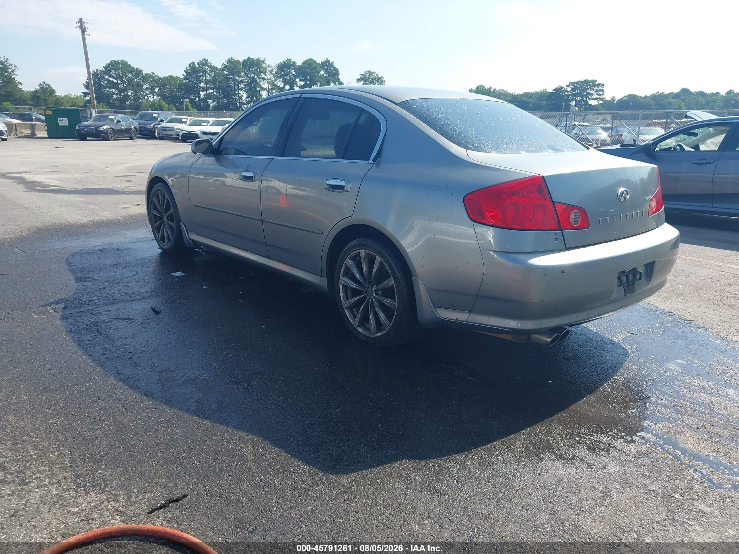 2006 Infiniti G35   Silver vin: JNKCV51E36M518920