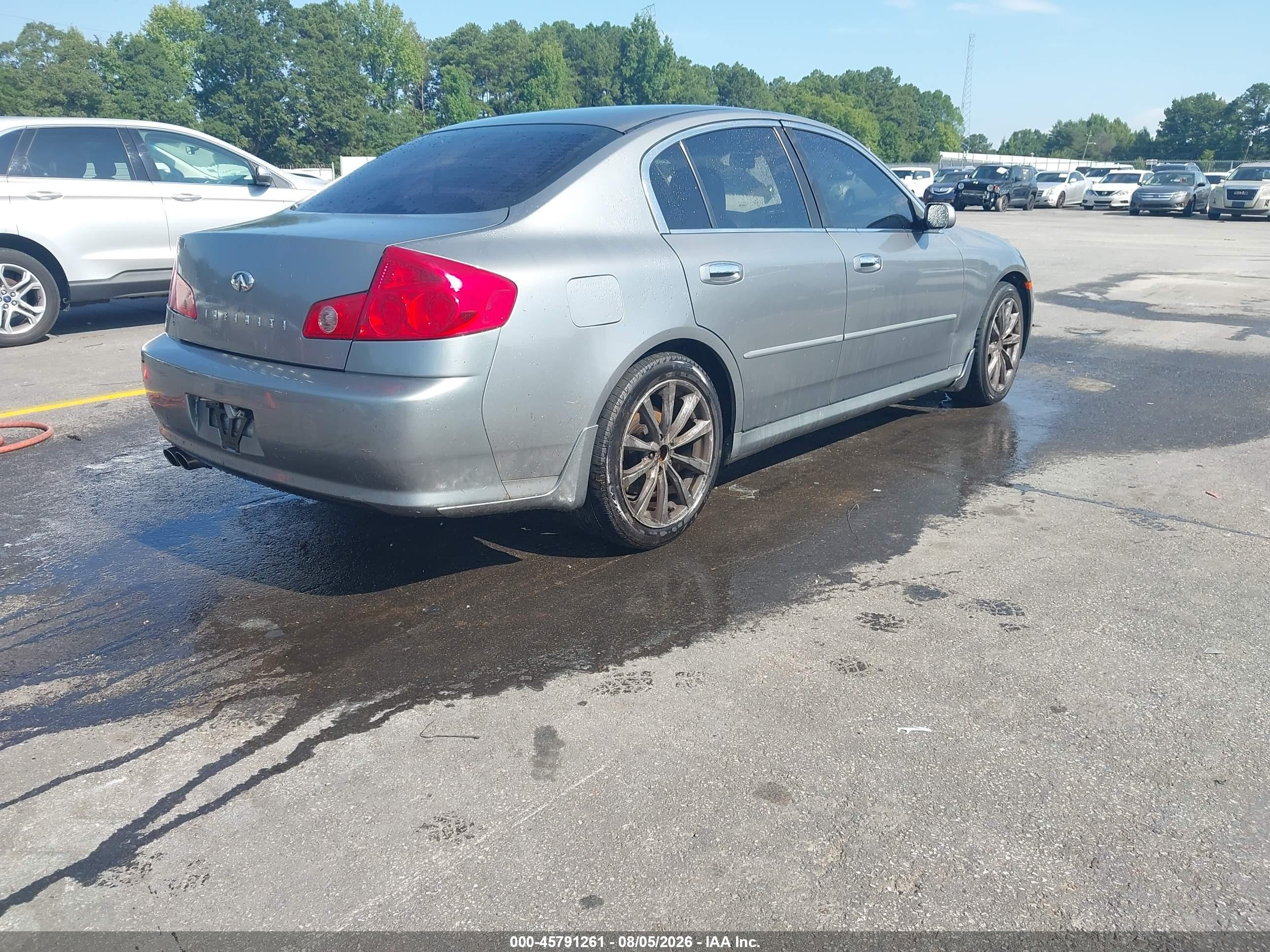 2006 Infiniti G35   Silver vin: JNKCV51E36M518920