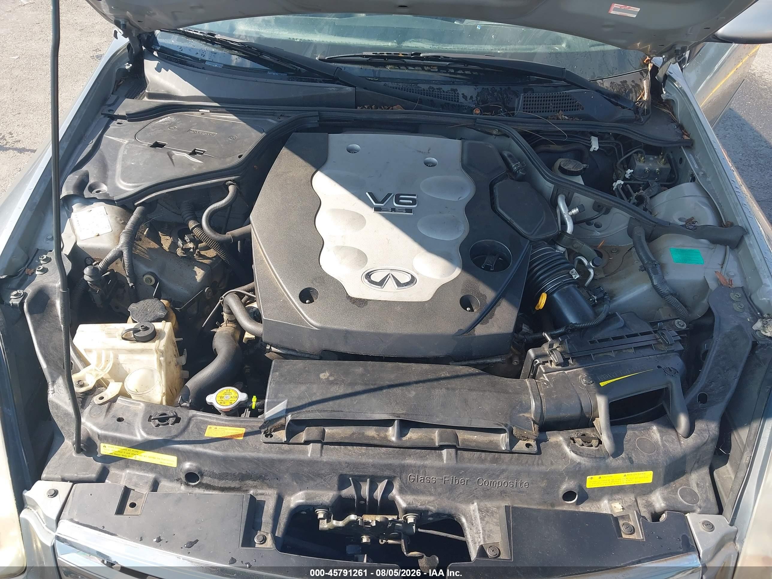 2006 Infiniti G35   Silver vin: JNKCV51E36M518920