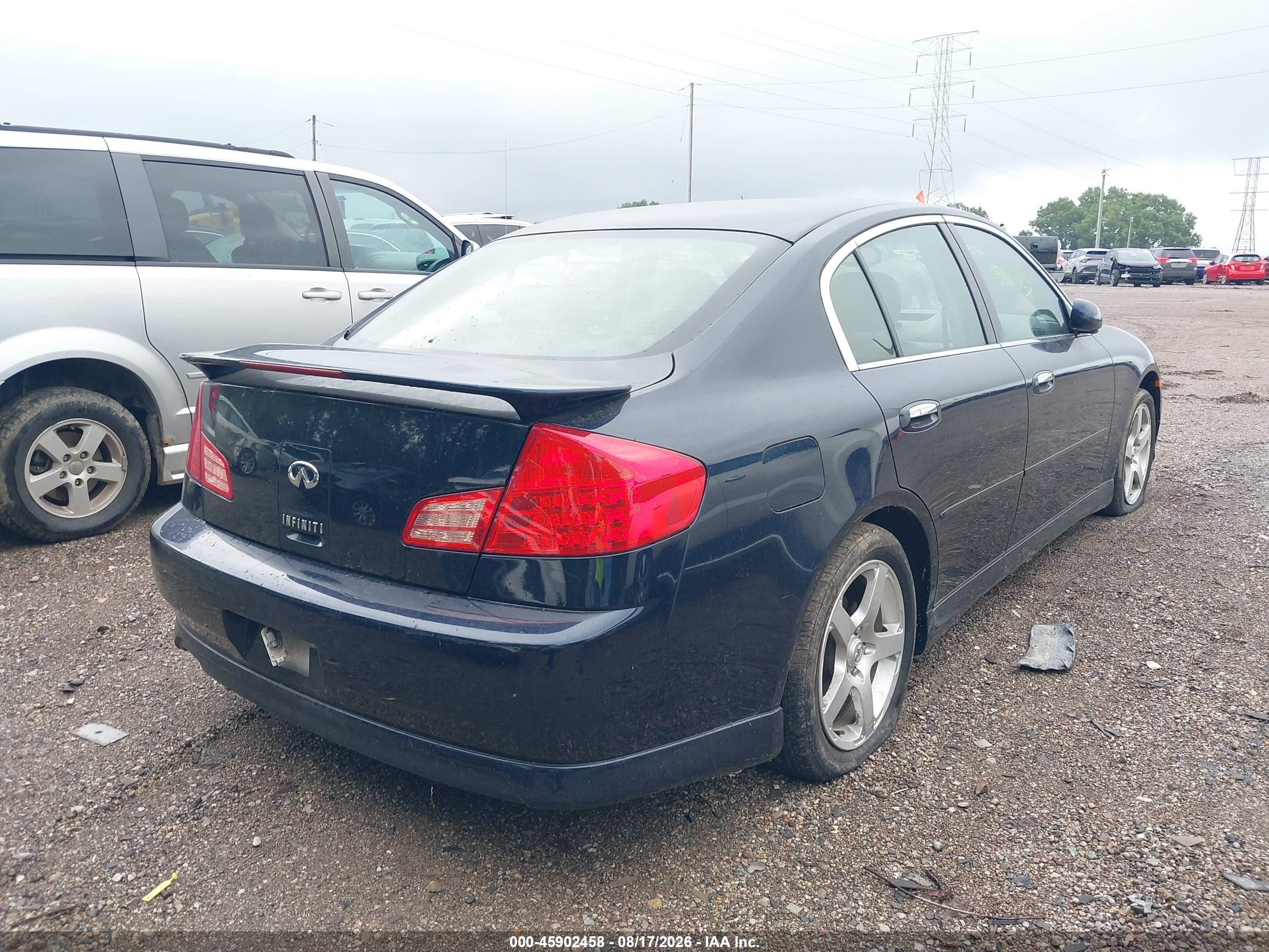 2003 Infiniti G35 Luxury Leather Dark Blue vin: JNKCV51E43M015635