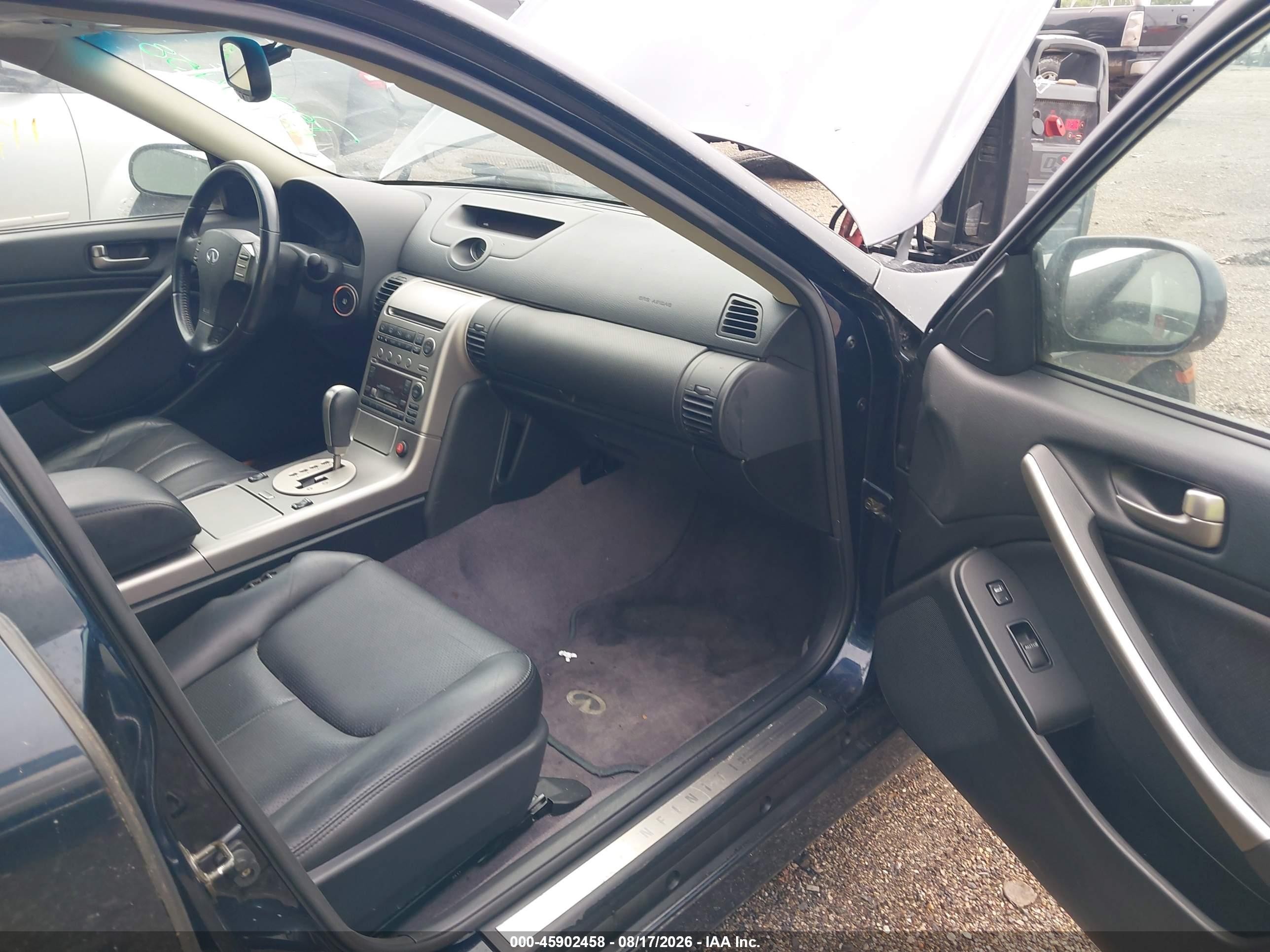2003 Infiniti G35 Luxury Leather Dark Blue vin: JNKCV51E43M015635