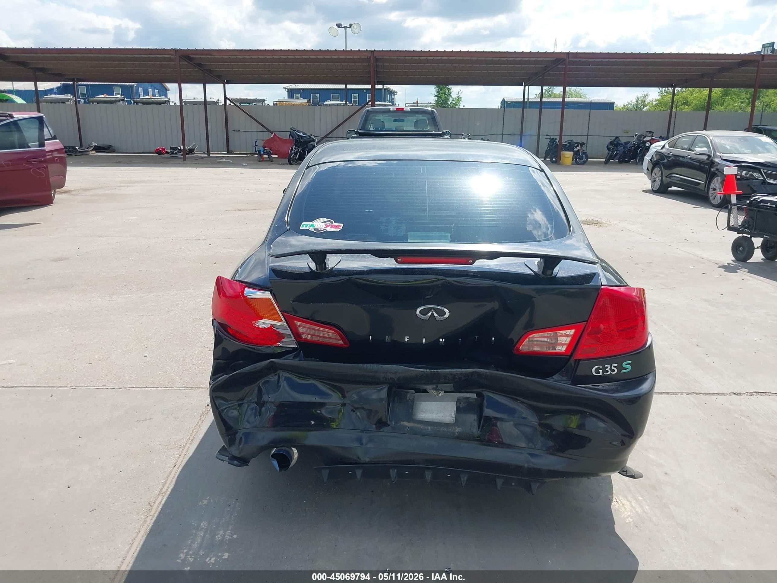 2003 Infiniti G35 Luxury Leather Black vin: JNKCV51E43M331097