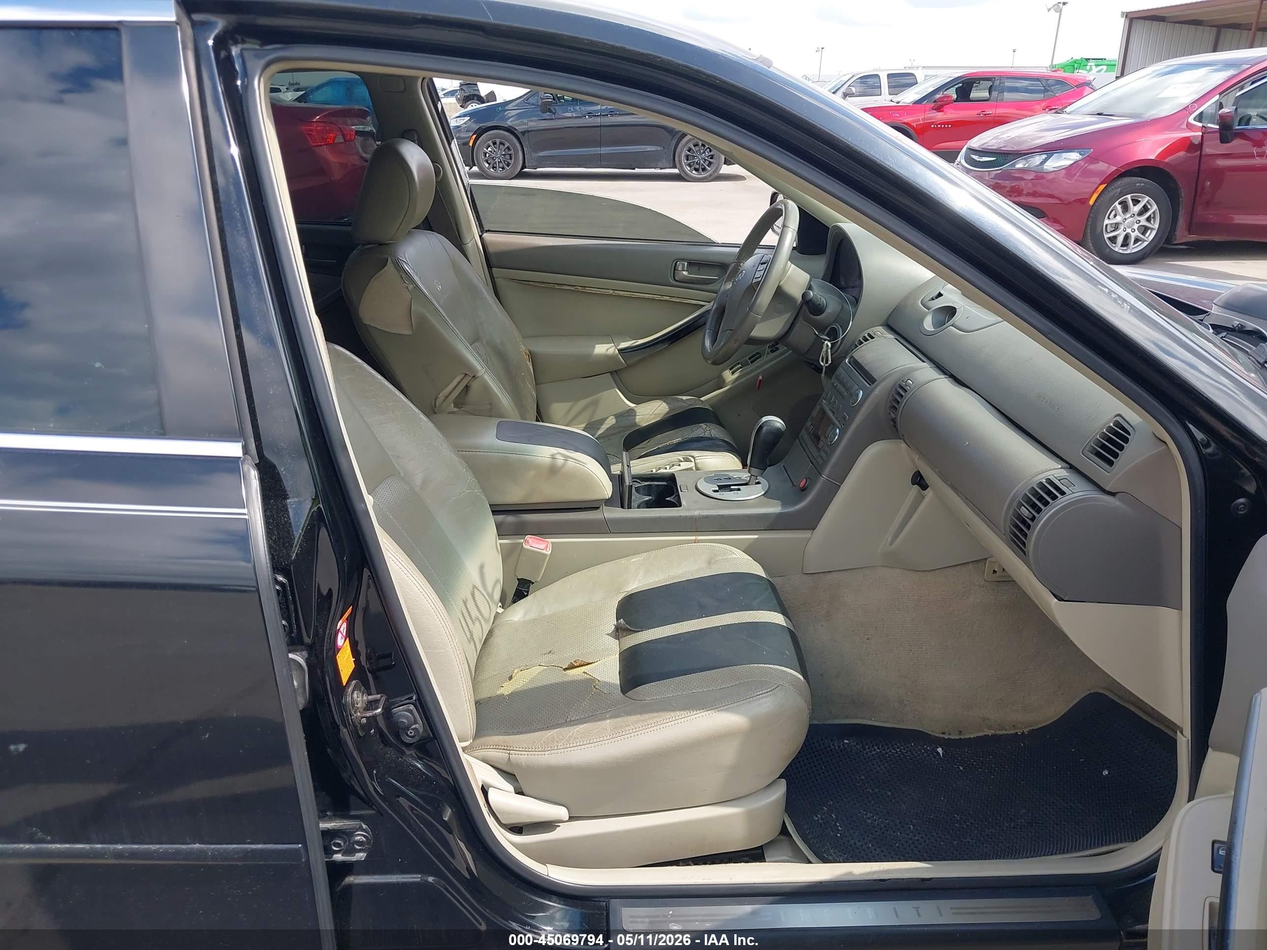 2003 Infiniti G35 Luxury Leather Black vin: JNKCV51E43M331097