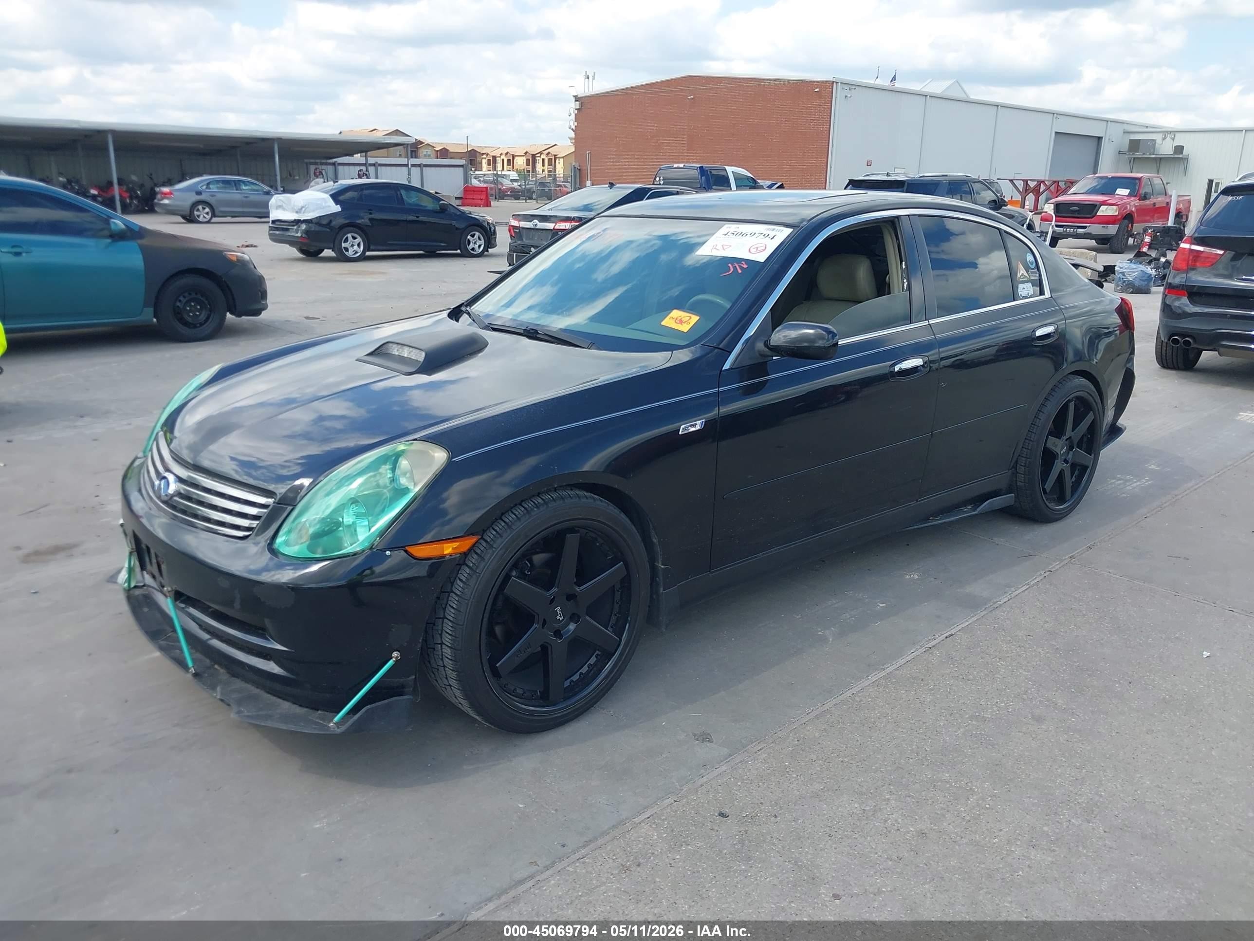 2003 Infiniti G35 Luxury Leather Black vin: JNKCV51E43M331097