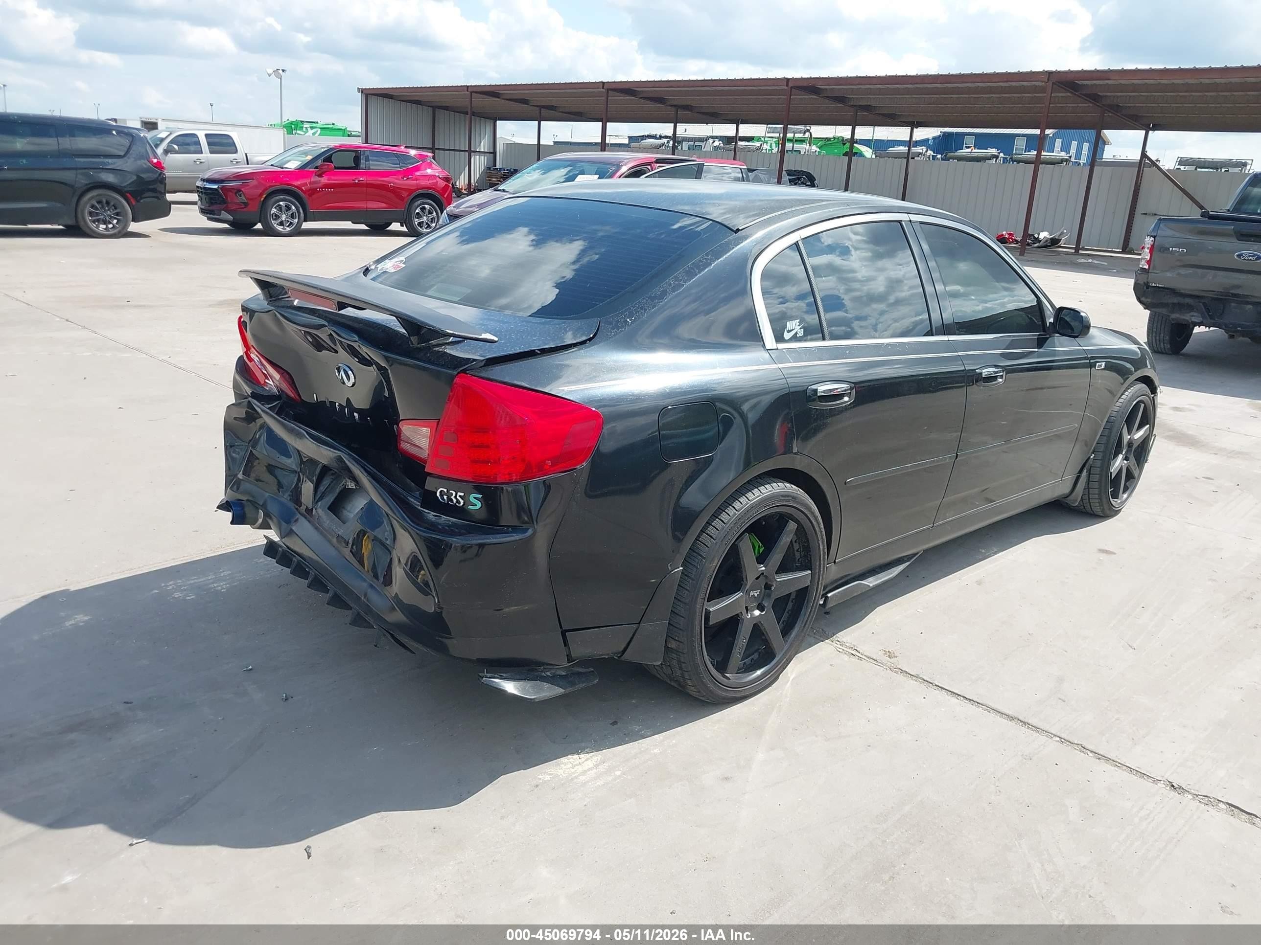 2003 Infiniti G35 Luxury Leather Black vin: JNKCV51E43M331097