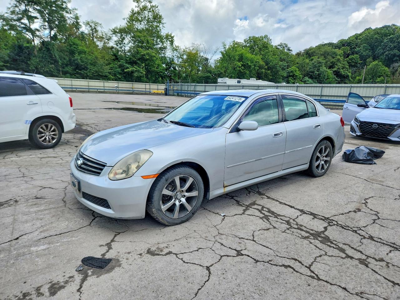 2006 Infiniti G35 Base Silver vin: JNKCV51E46M504203