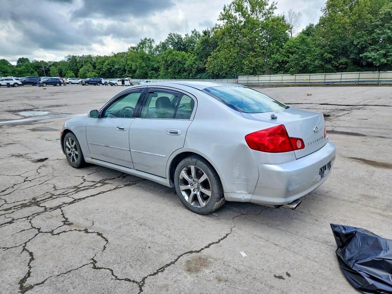 2006 Infiniti G35 Base Silver vin: JNKCV51E46M504203