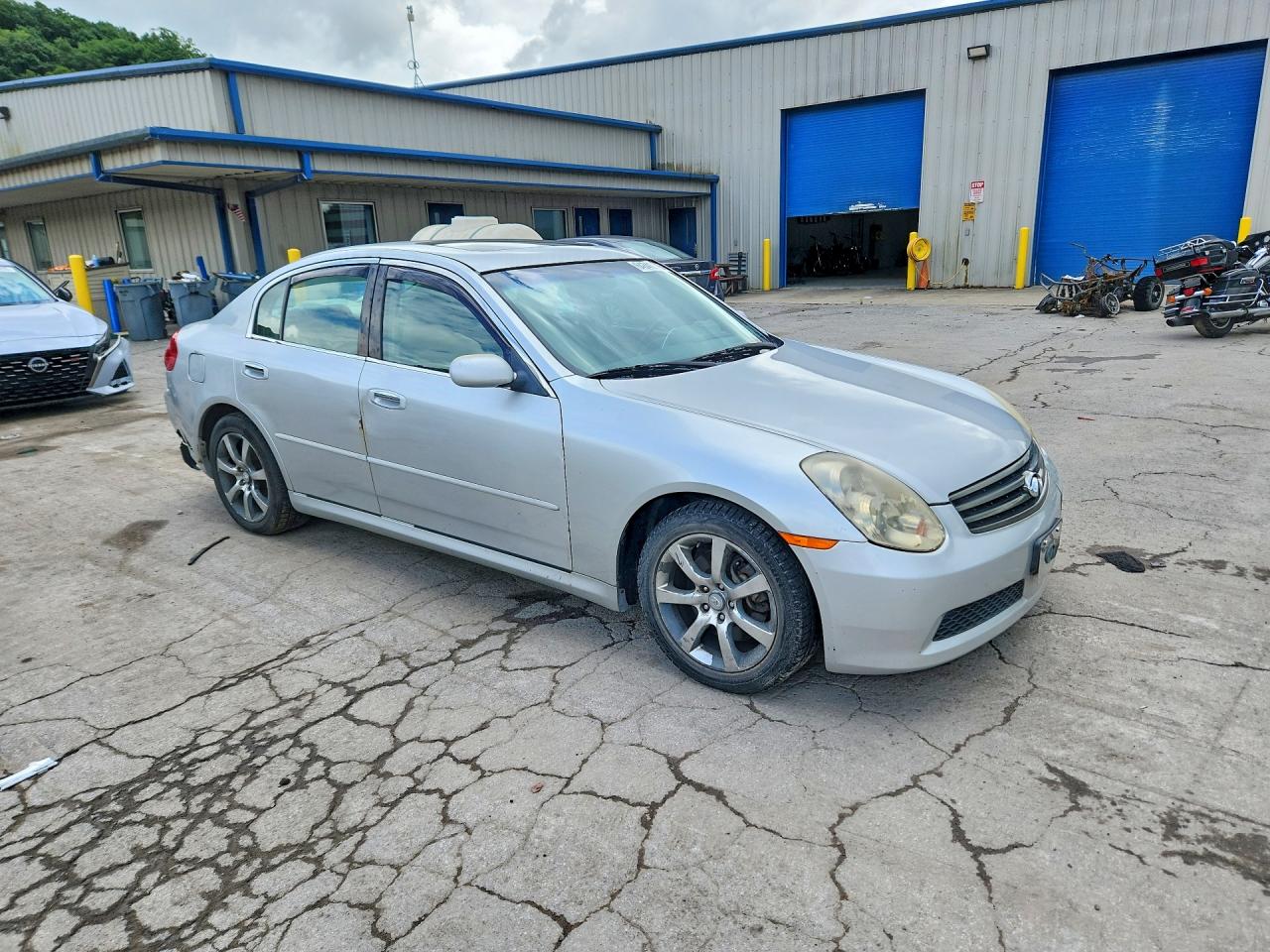 2006 Infiniti G35 Base Silver vin: JNKCV51E46M504203