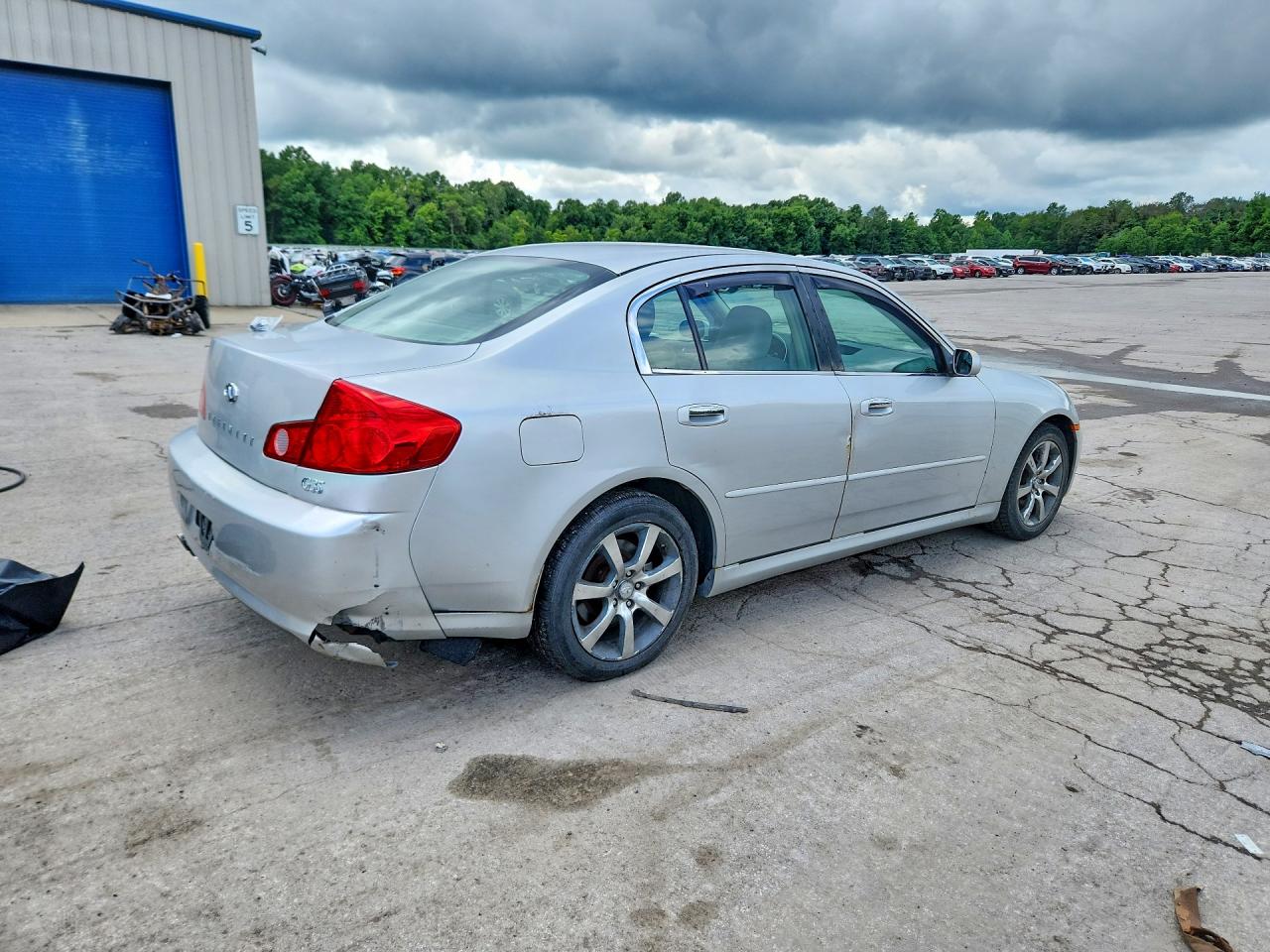 2006 Infiniti G35 Base Silver vin: JNKCV51E46M504203