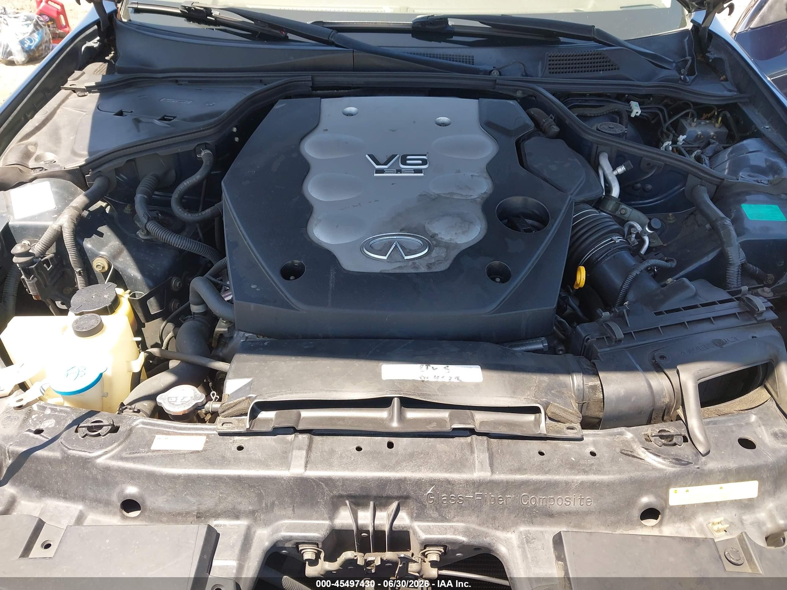 2006 Infiniti G35 Dark Blue vin: JNKCV51E46M514231