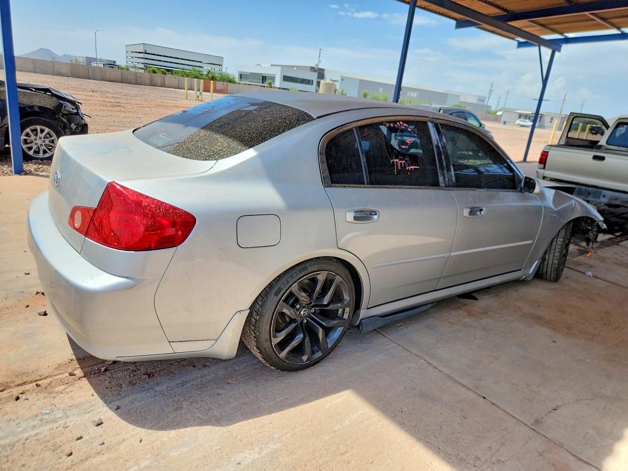 2006 Infiniti G35 Base Silver vin: JNKCV51E56M506641