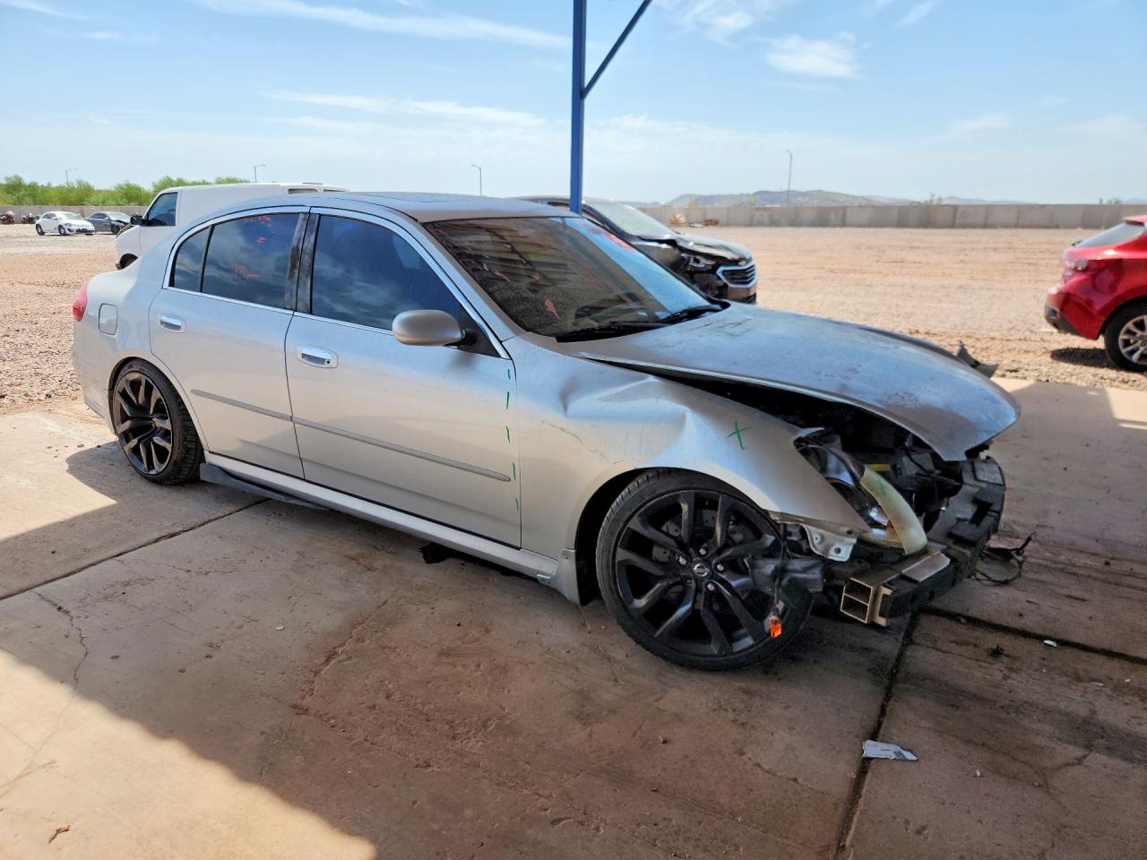 2006 Infiniti G35 Base Silver vin: JNKCV51E56M506641