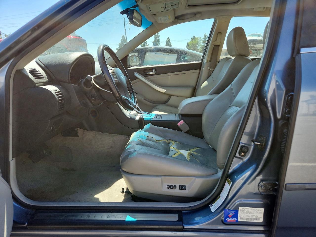 2006 Infiniti G35 Base Blue vin: JNKCV51E56M506736