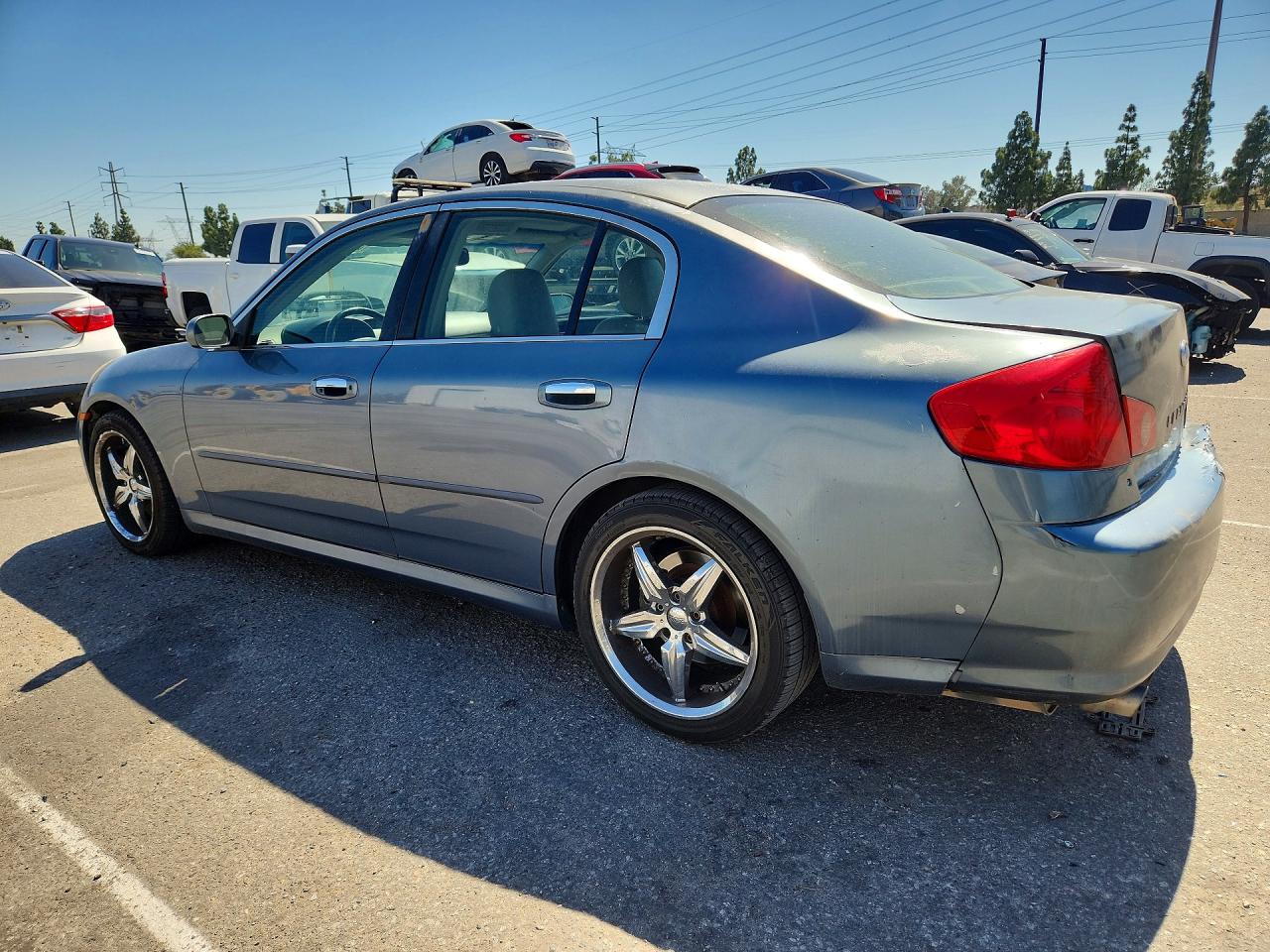 2006 Infiniti G35 Base Blue vin: JNKCV51E56M506736