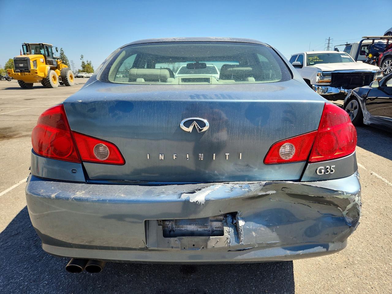 2006 Infiniti G35 Base Blue vin: JNKCV51E56M506736