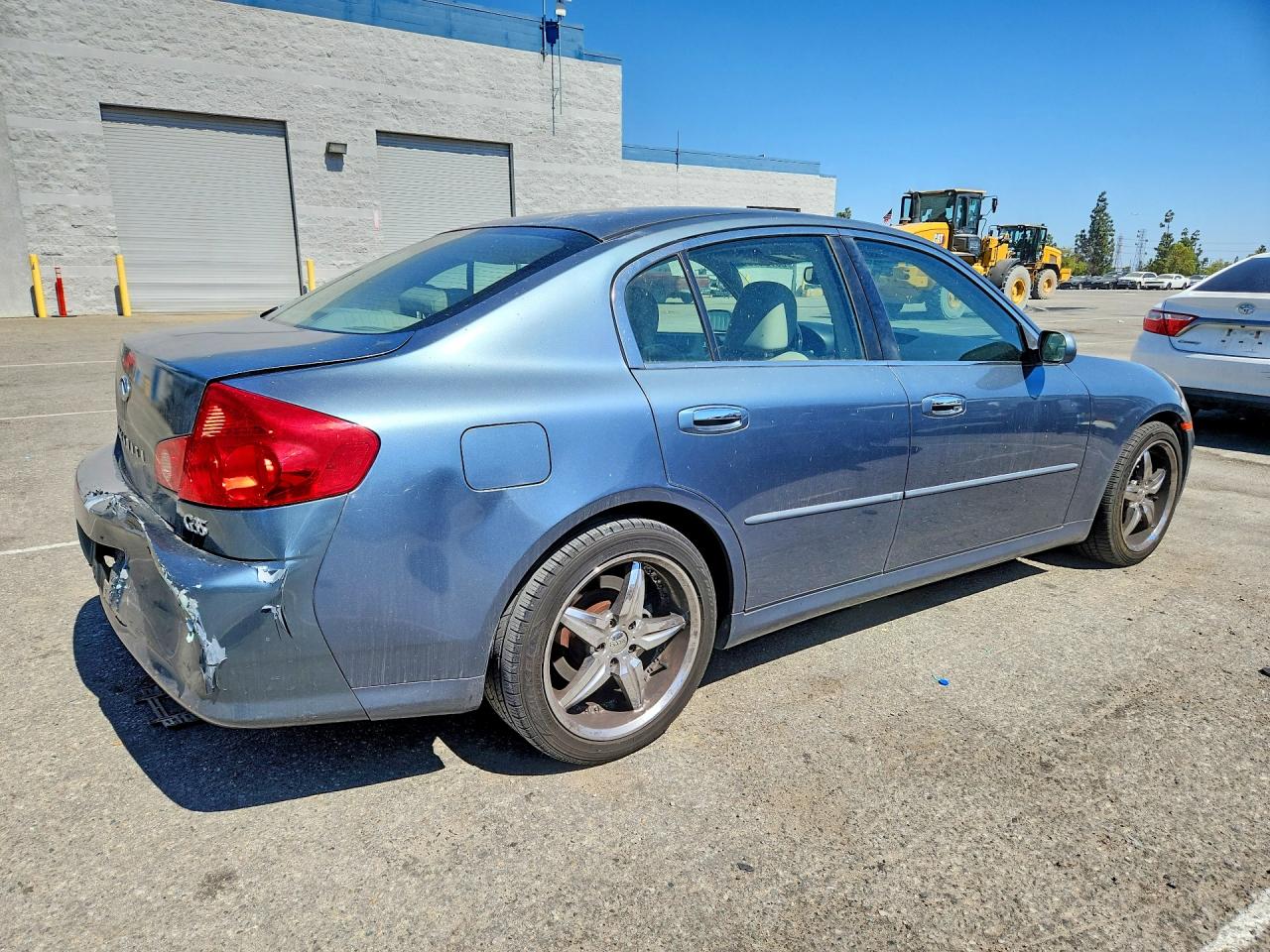 2006 Infiniti G35 Base Blue vin: JNKCV51E56M506736
