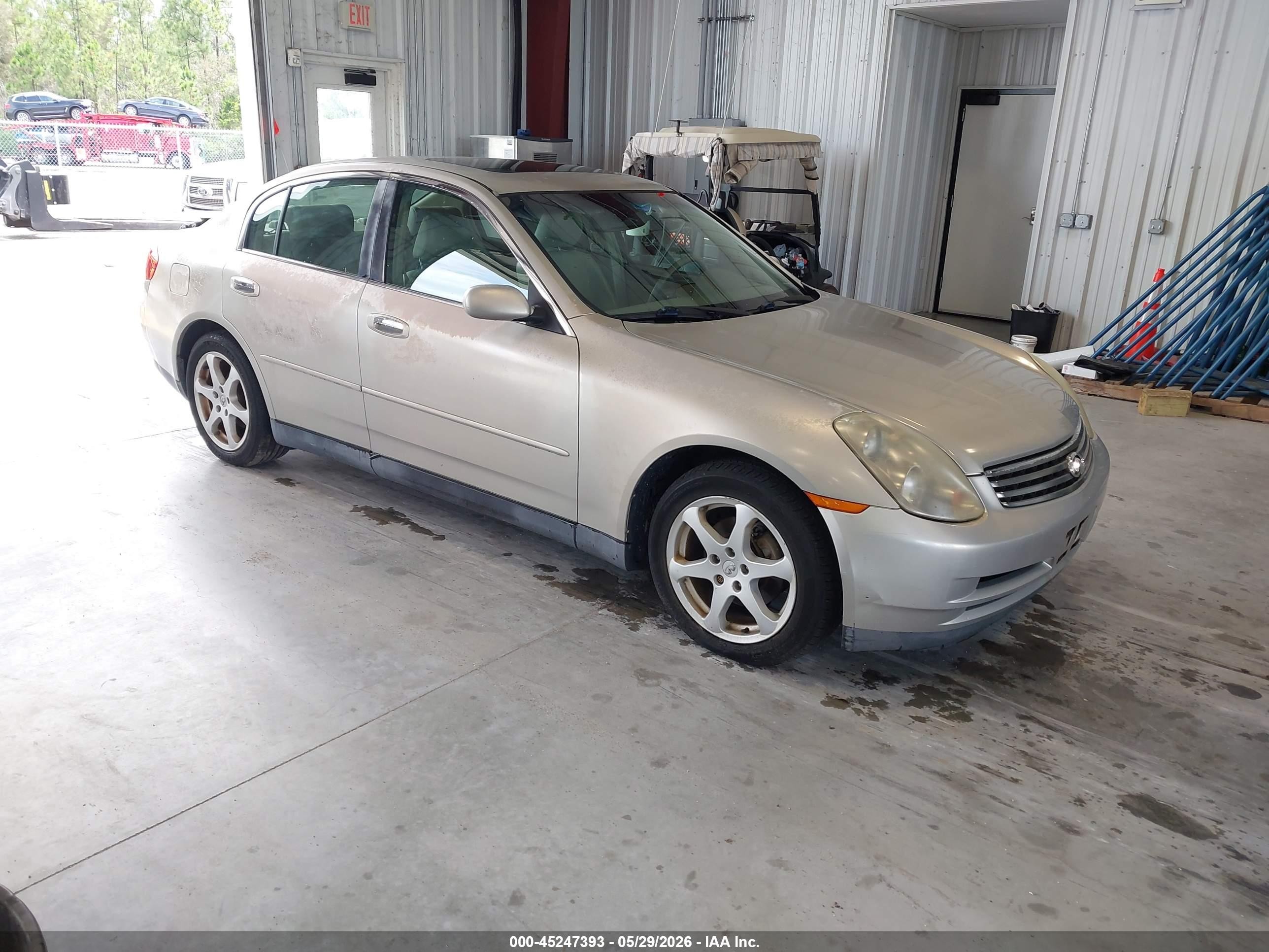 2003 Infiniti G35 Luxury Leather Tan vin: JNKCV51E63M302622
