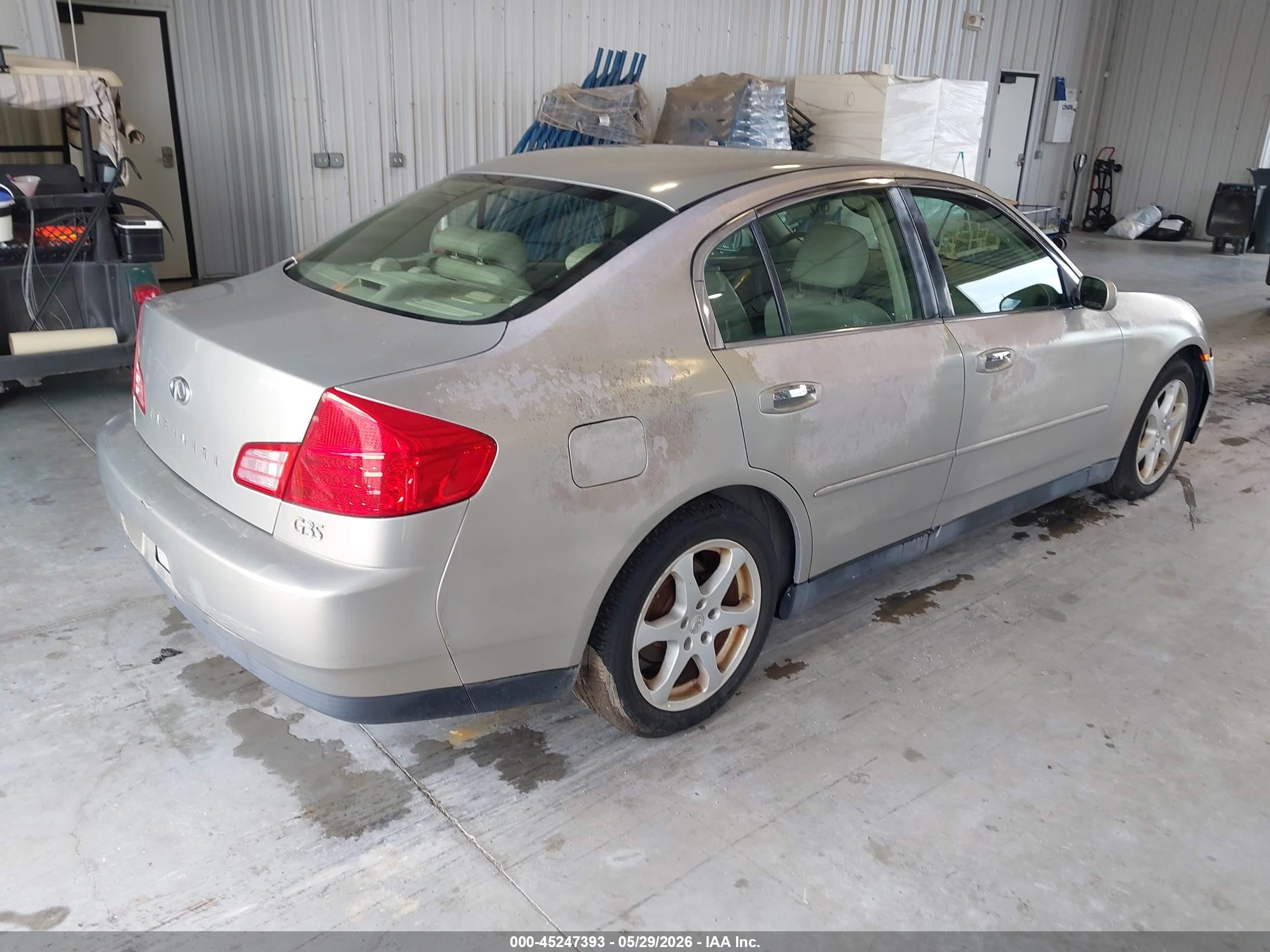 2003 Infiniti G35 Luxury Leather Tan vin: JNKCV51E63M302622
