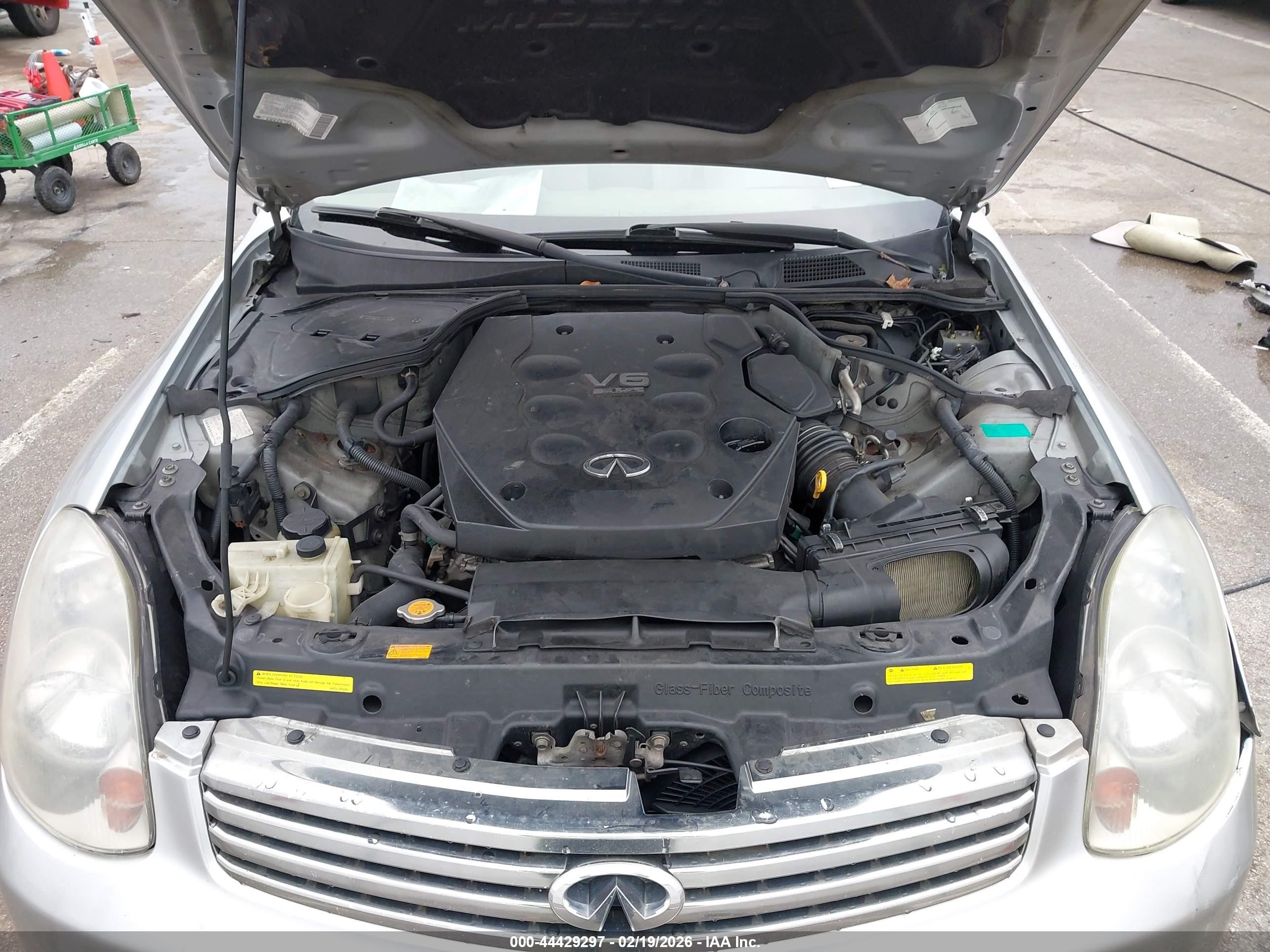 2003 Infiniti G35 Luxury Leather Silver vin: JNKCV51E63M310137