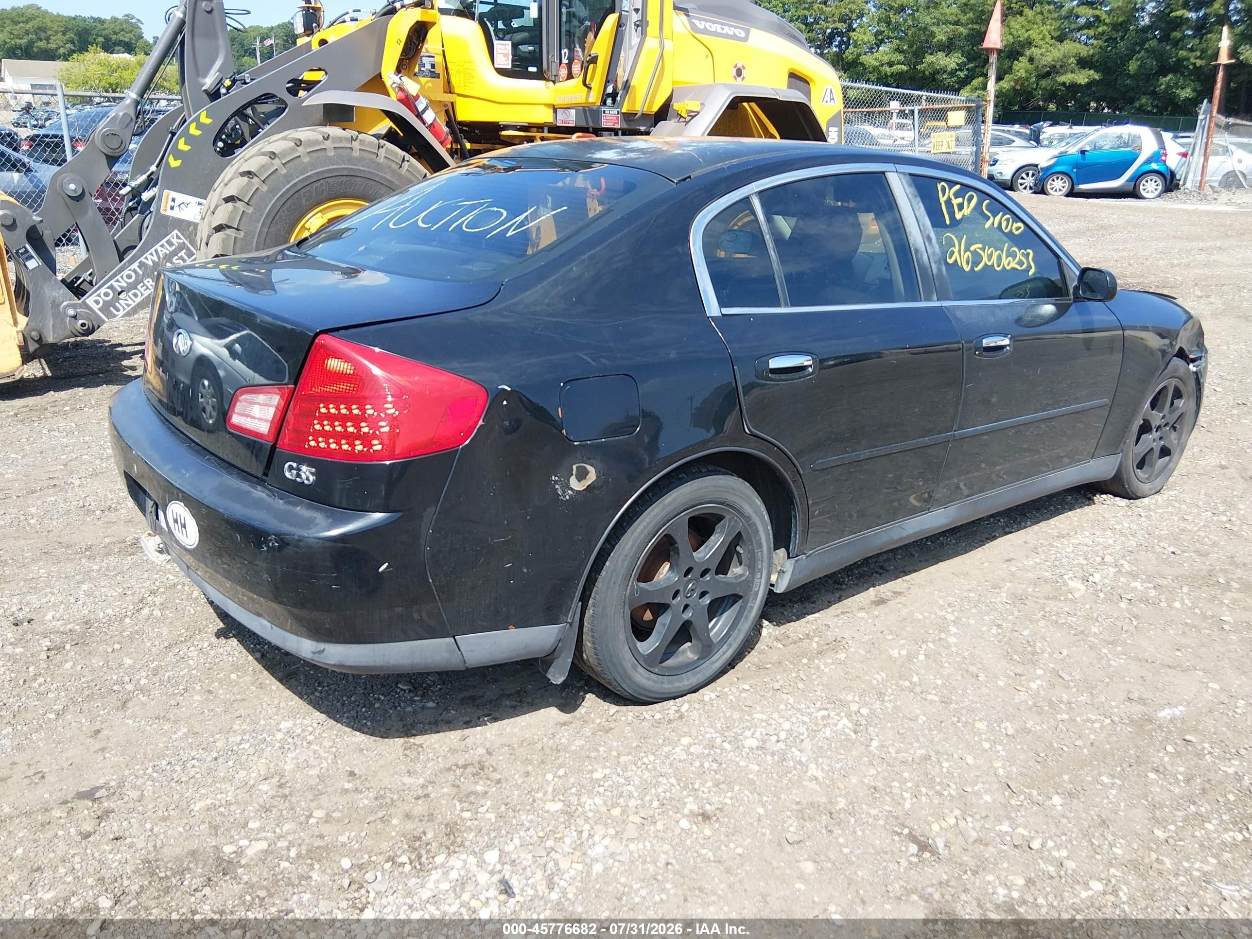 2004 Infiniti G35 Black vin: JNKCV51E64M101126