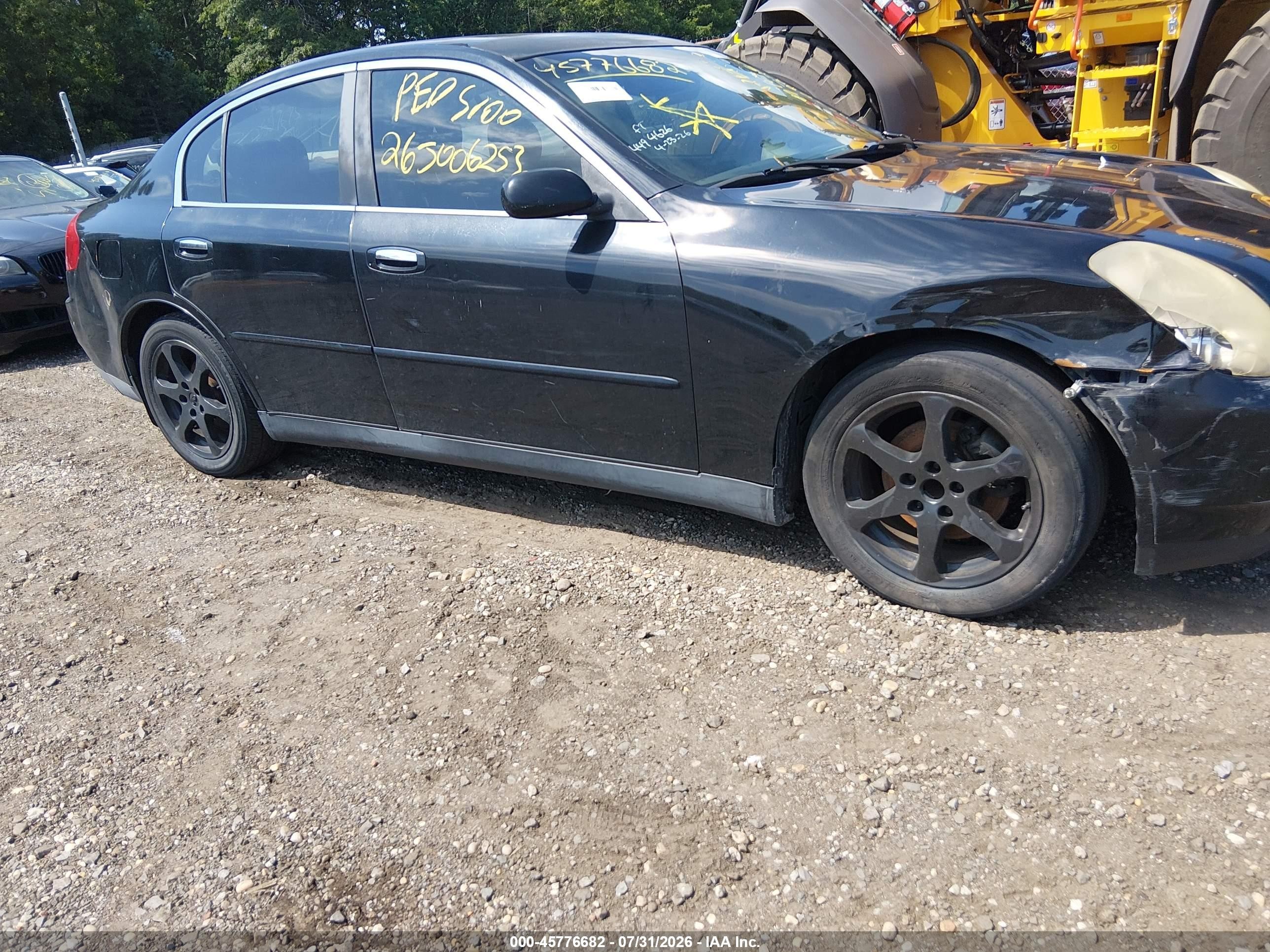 2004 Infiniti G35 Black vin: JNKCV51E64M101126