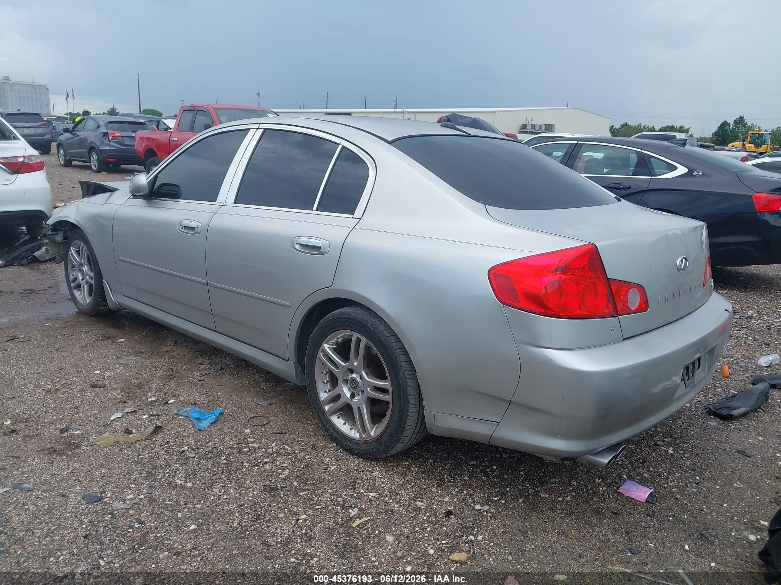 2005 Infiniti G35   Silver vin: JNKCV51E65M204516