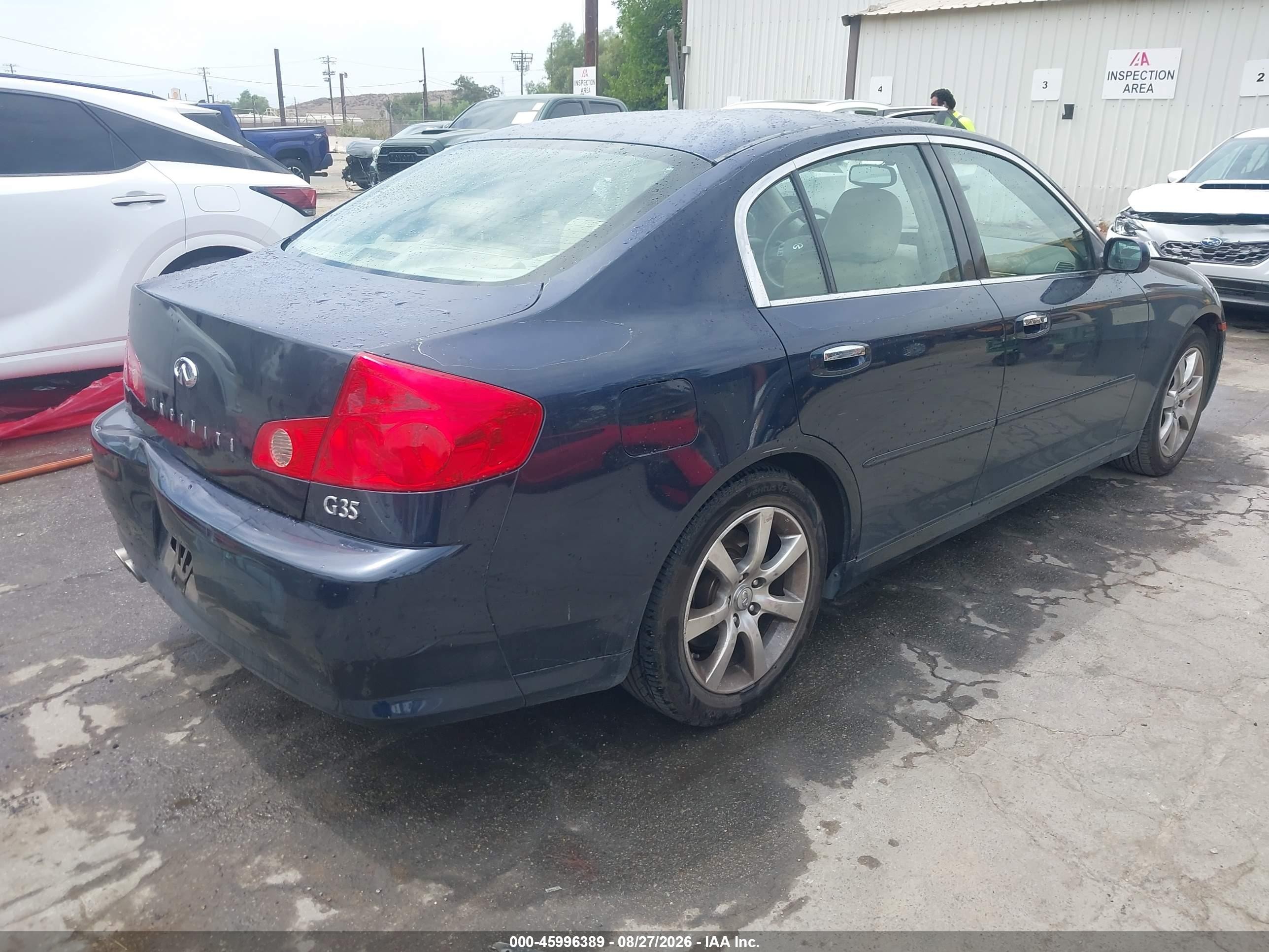 2005 Infiniti G35   Blue vin: JNKCV51E65M205696