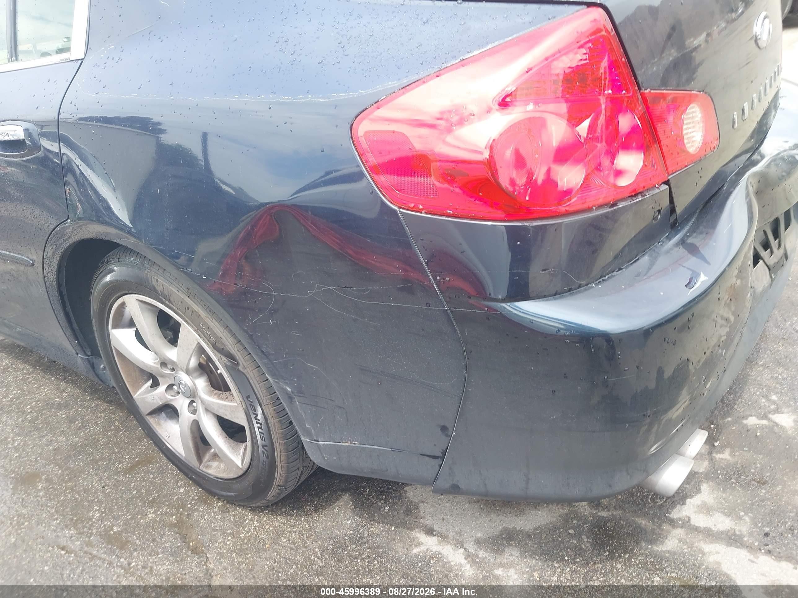2005 Infiniti G35   Blue vin: JNKCV51E65M205696