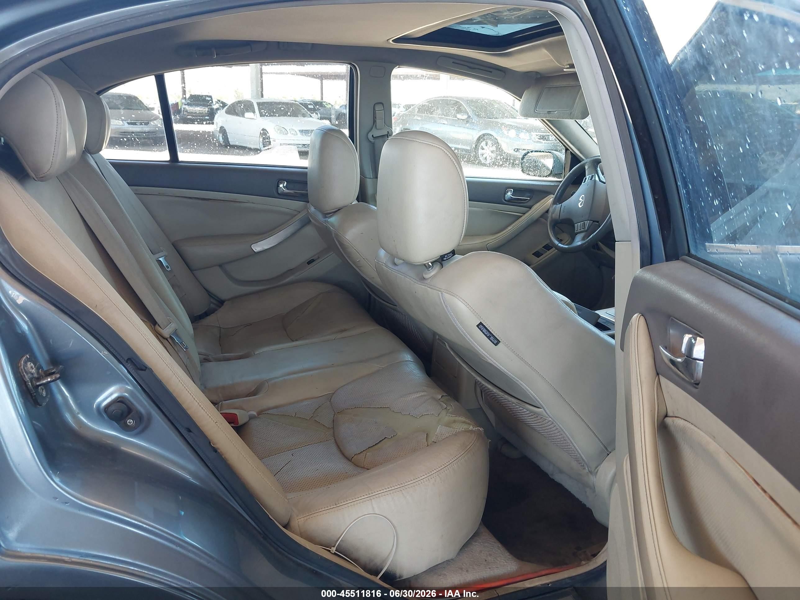 2005 Infiniti G35   Blue vin: JNKCV51E65M205830