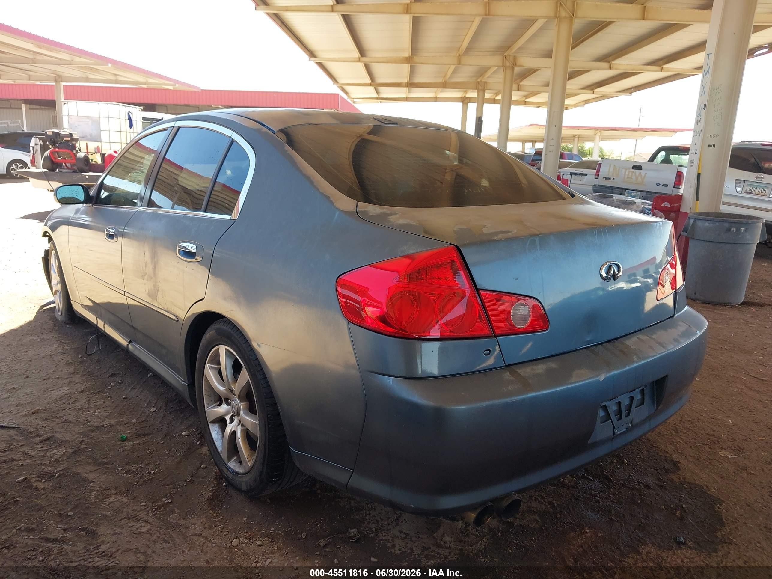 2005 Infiniti G35   Blue vin: JNKCV51E65M205830