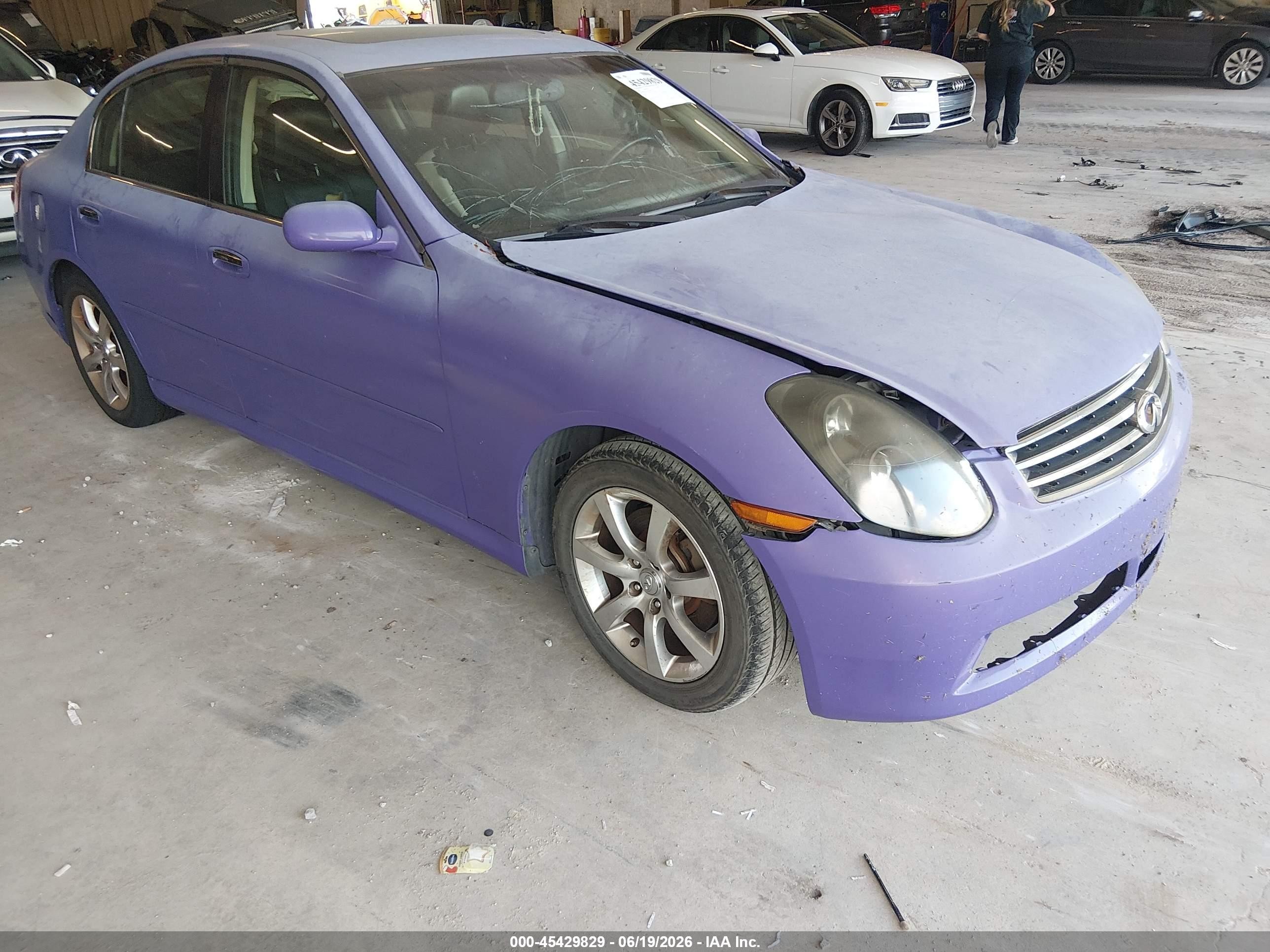 2005 Infiniti G35   Purple vin: JNKCV51E65M207819