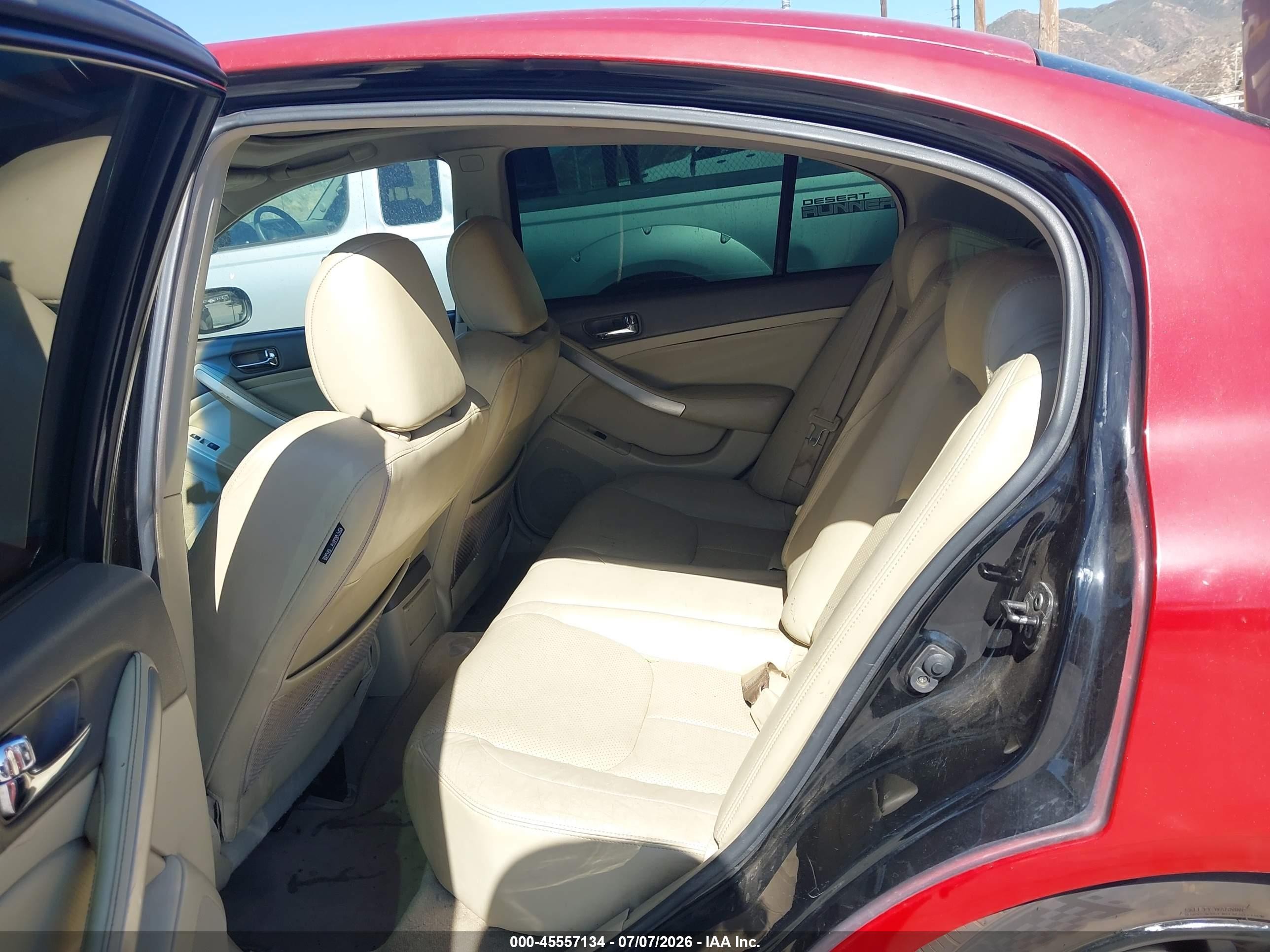 2006 Infiniti G35 Красный vin: JNKCV51E66M500976