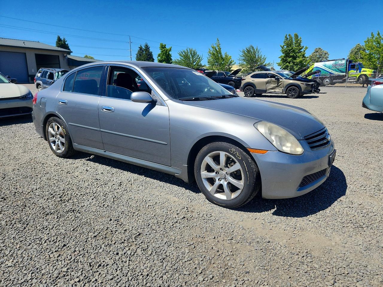 2006 Infiniti G35 Base Silver vin: JNKCV51E66M504610