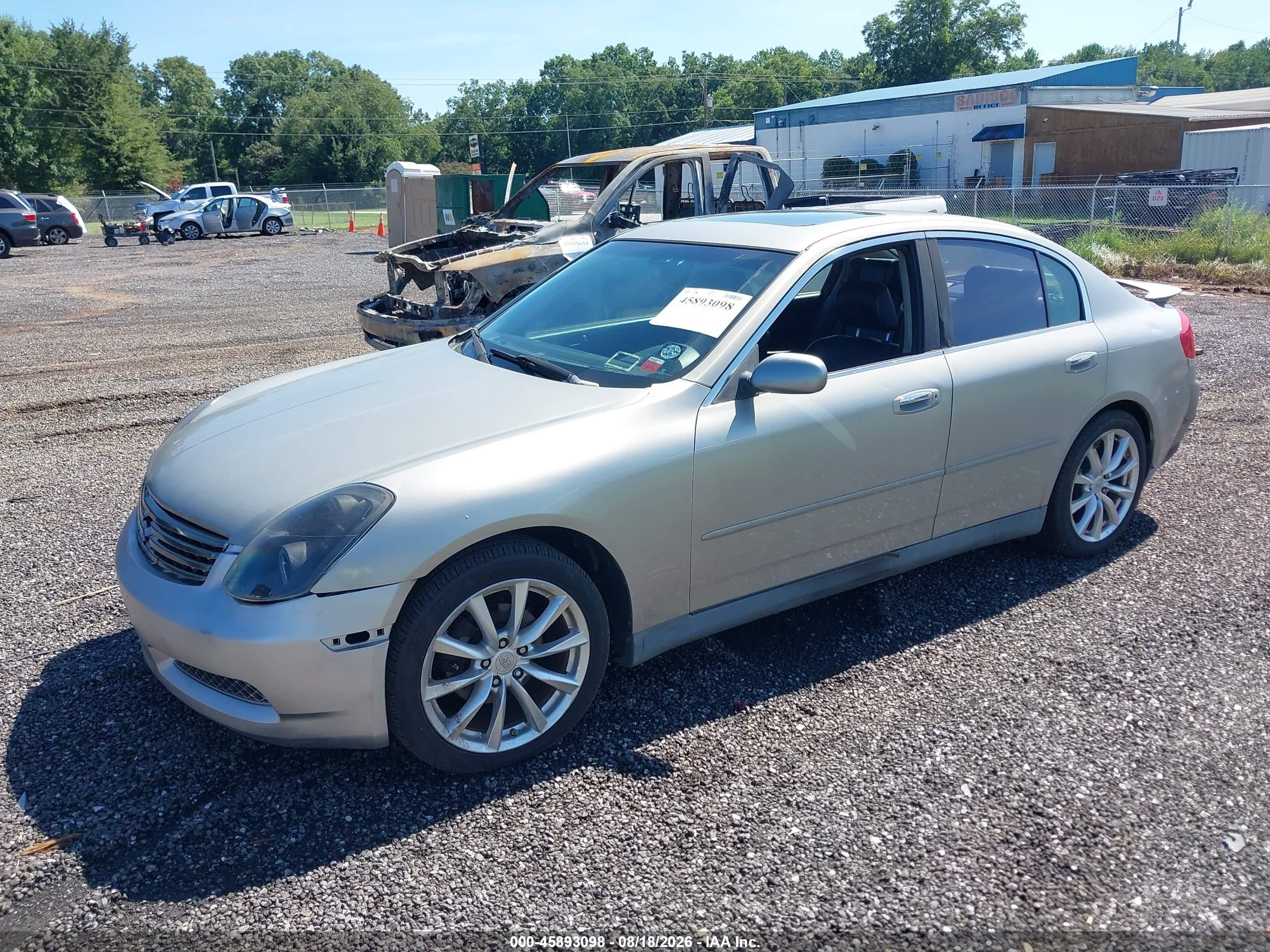 2003 Infiniti G35 Luxury Leather Silver vin: JNKCV51E73M024197